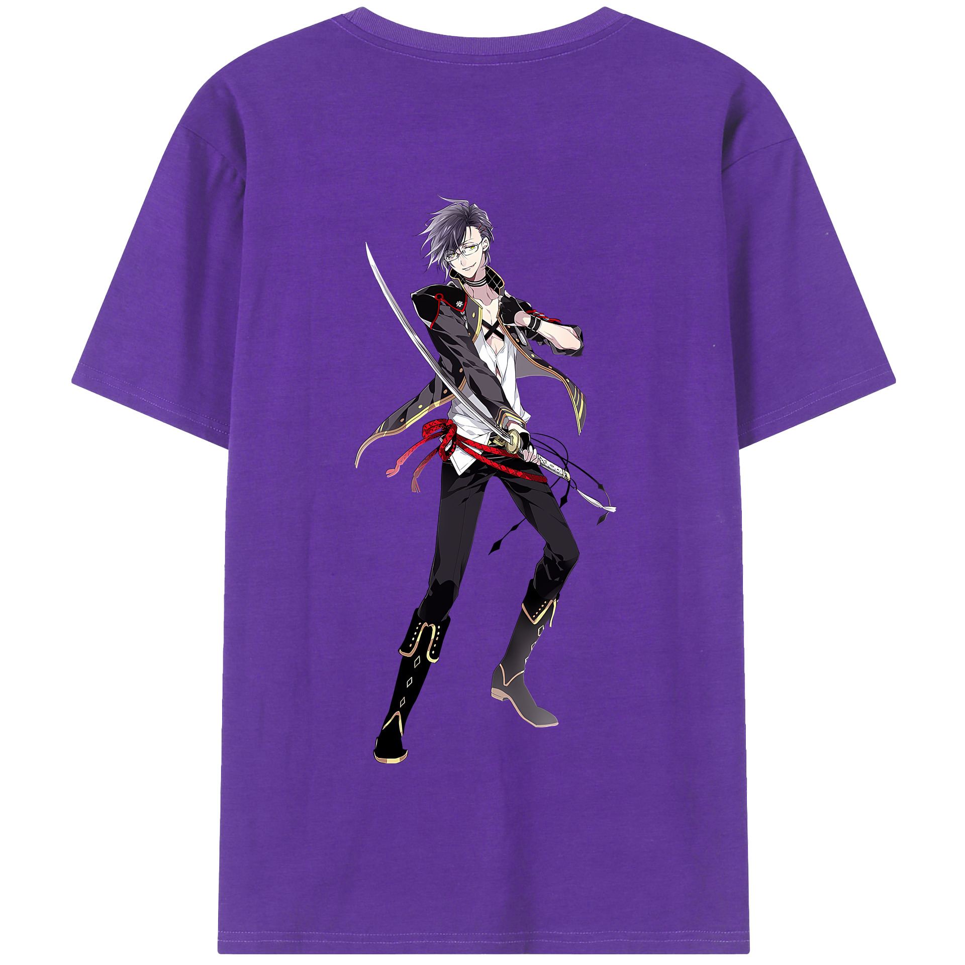 （画像用） 刀剣乱舞 Touken Ranbu 綿100％半袖Tシャツ（背面プリント）