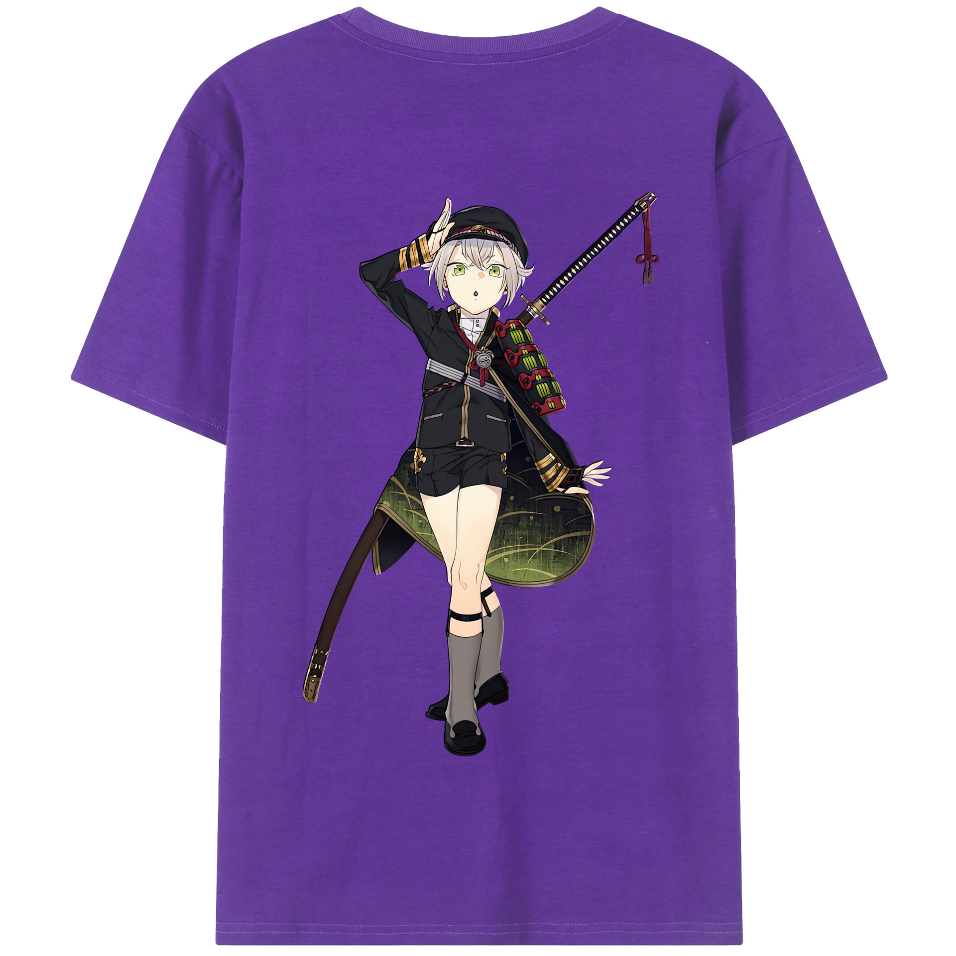 （画像用） 刀剣乱舞 Touken Ranbu 綿100％半袖Tシャツ（背面プリント）