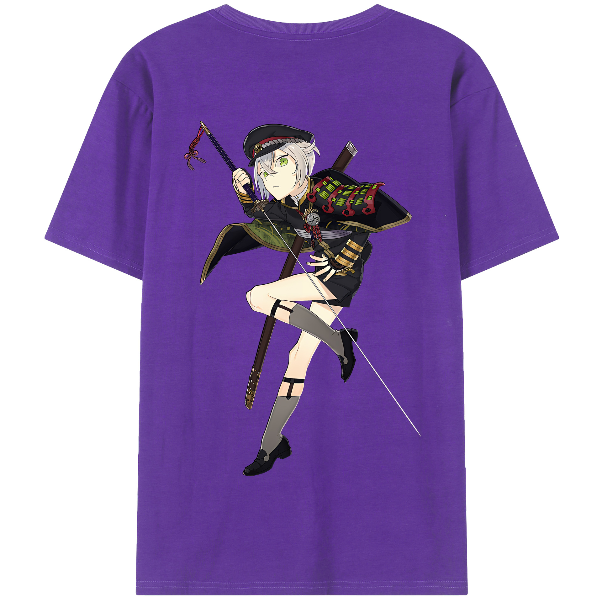 （画像用） 刀剣乱舞 Touken Ranbu 綿100％半袖Tシャツ（背面プリント）