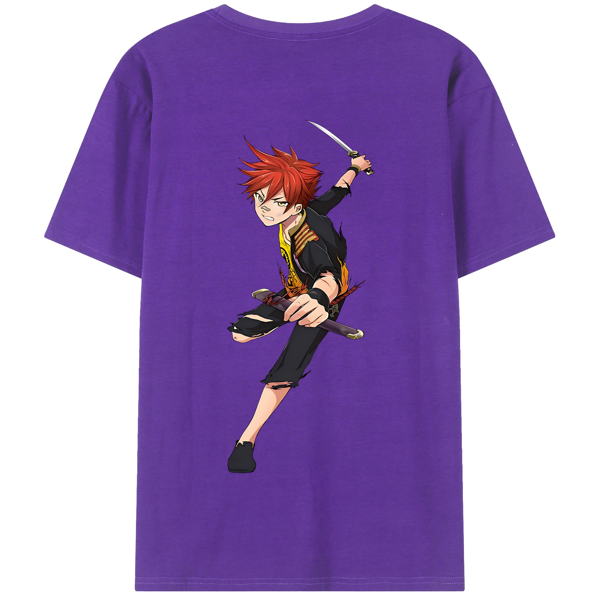 （画像用） 刀剣乱舞 Touken Ranbu 綿100％半袖Tシャツ（背面プリント）