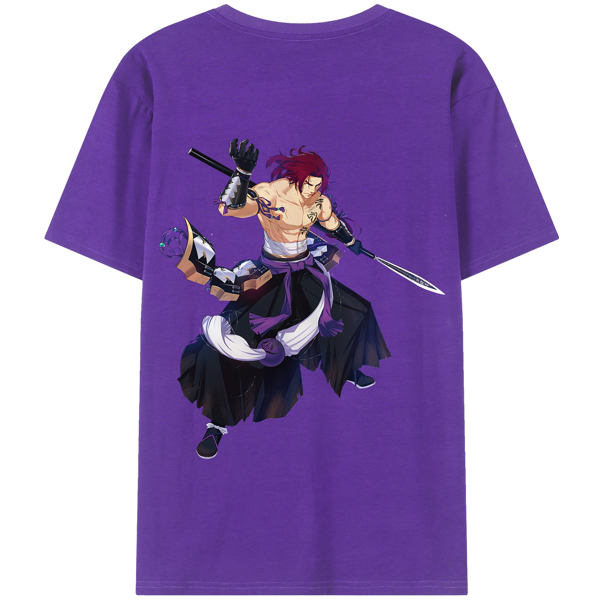 （画像用） 刀剣乱舞 Touken Ranbu 綿100％半袖Tシャツ（背面プリント）