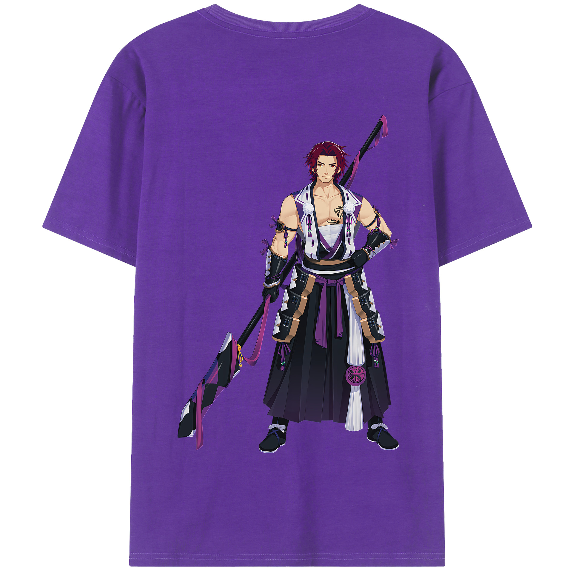 （画像用） 刀剣乱舞 Touken Ranbu 綿100％半袖Tシャツ（背面プリント）