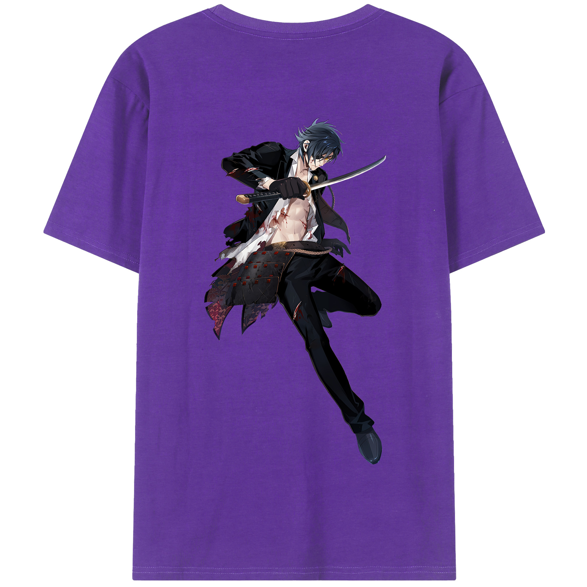 （画像用） 刀剣乱舞 Touken Ranbu 綿100％半袖Tシャツ（背面プリント）