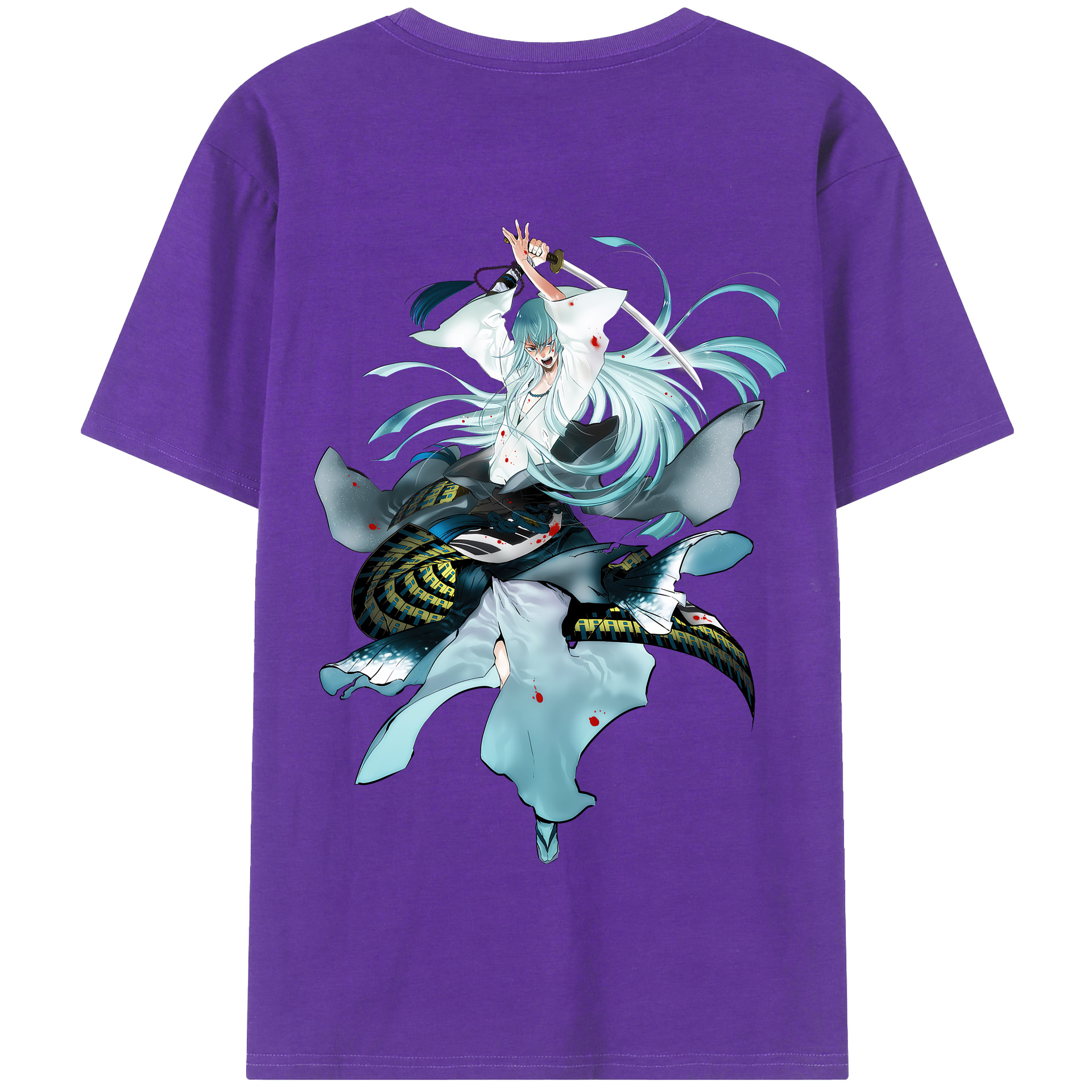 （画像用） 刀剣乱舞 Touken Ranbu 綿100％半袖Tシャツ（背面プリント）