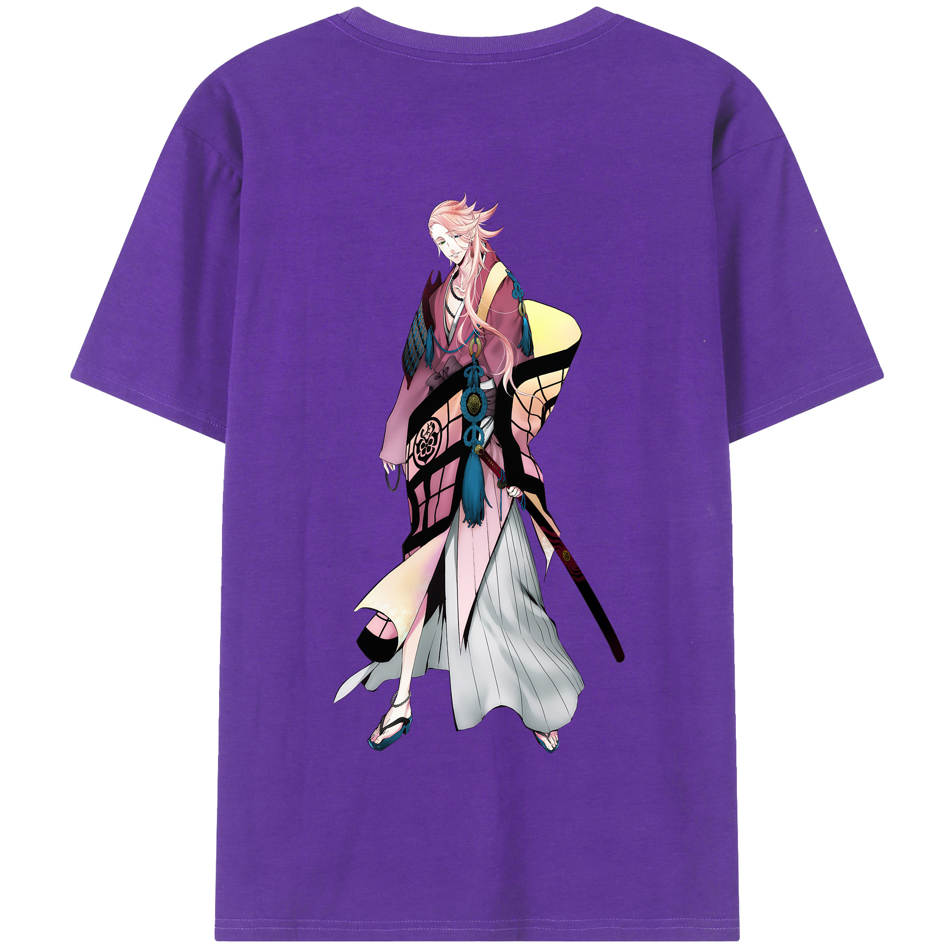 （画像用） 刀剣乱舞 Touken Ranbu 綿100％半袖Tシャツ（背面プリント）
