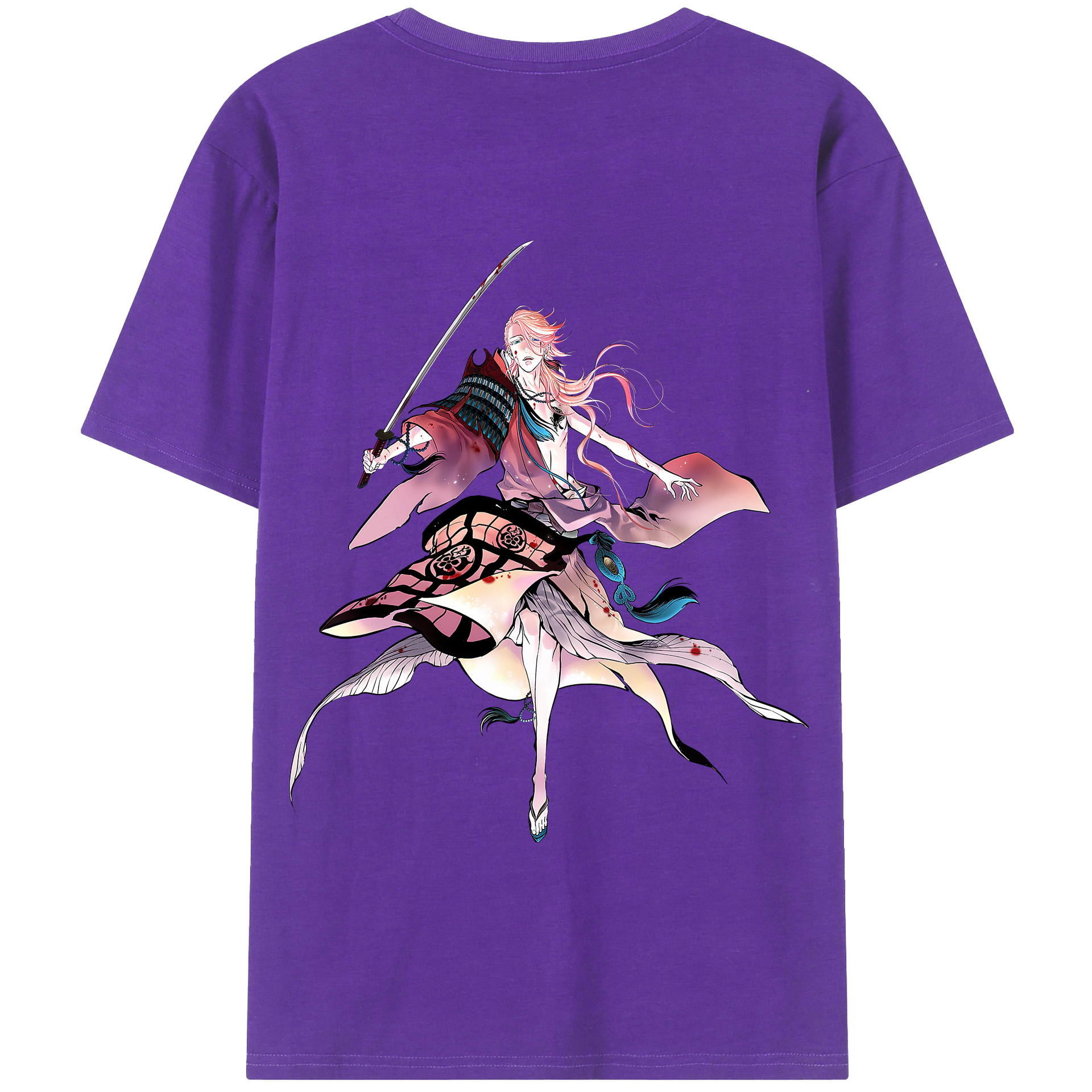 （画像用） 刀剣乱舞 Touken Ranbu 綿100％半袖Tシャツ（背面プリント）