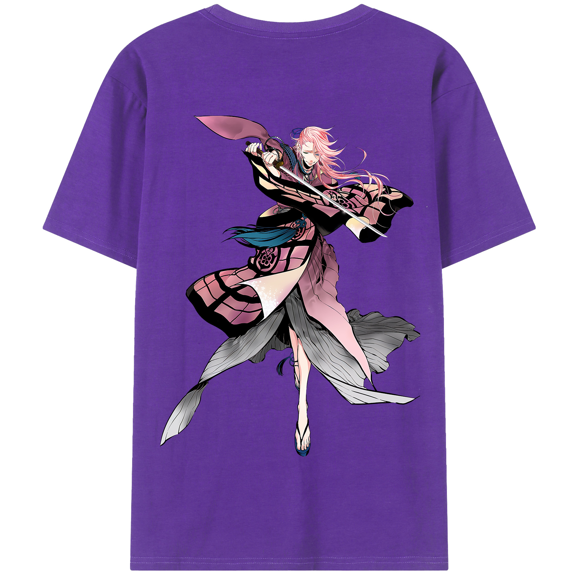 （画像用） 刀剣乱舞 Touken Ranbu 綿100％半袖Tシャツ（背面プリント）