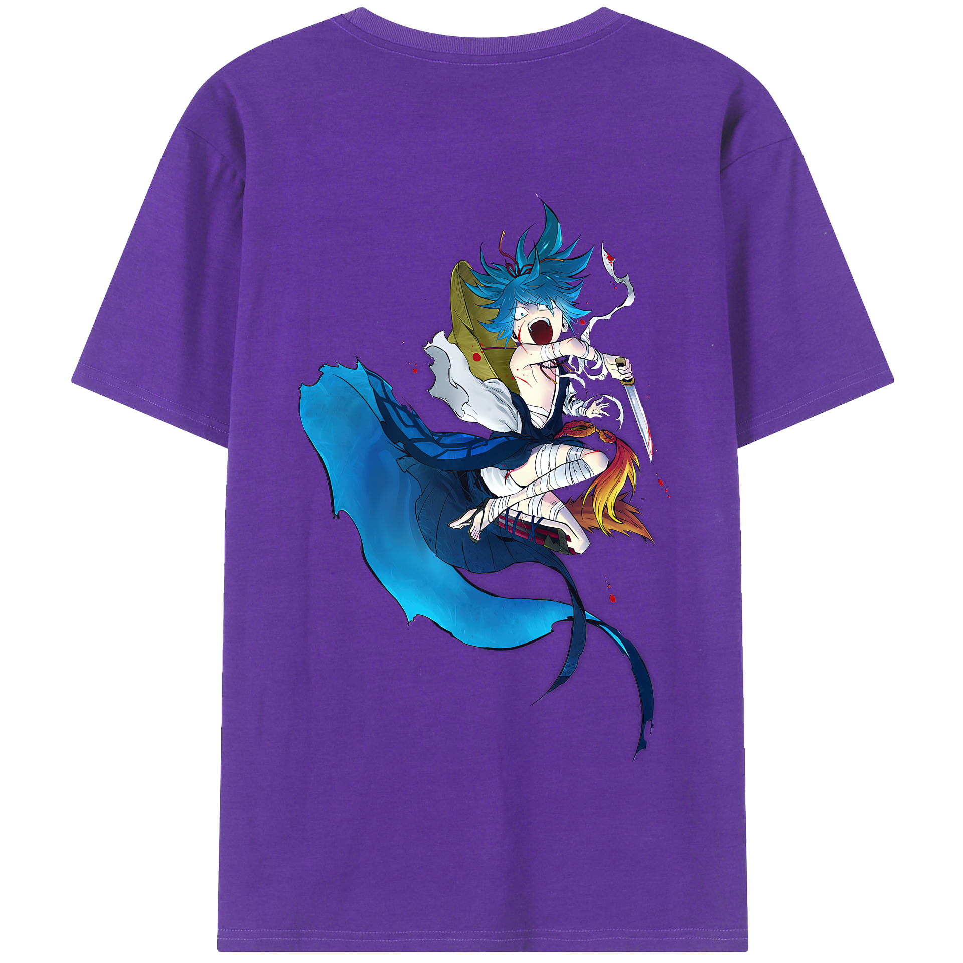 （画像用） 刀剣乱舞 Touken Ranbu 綿100％半袖Tシャツ（背面プリント）