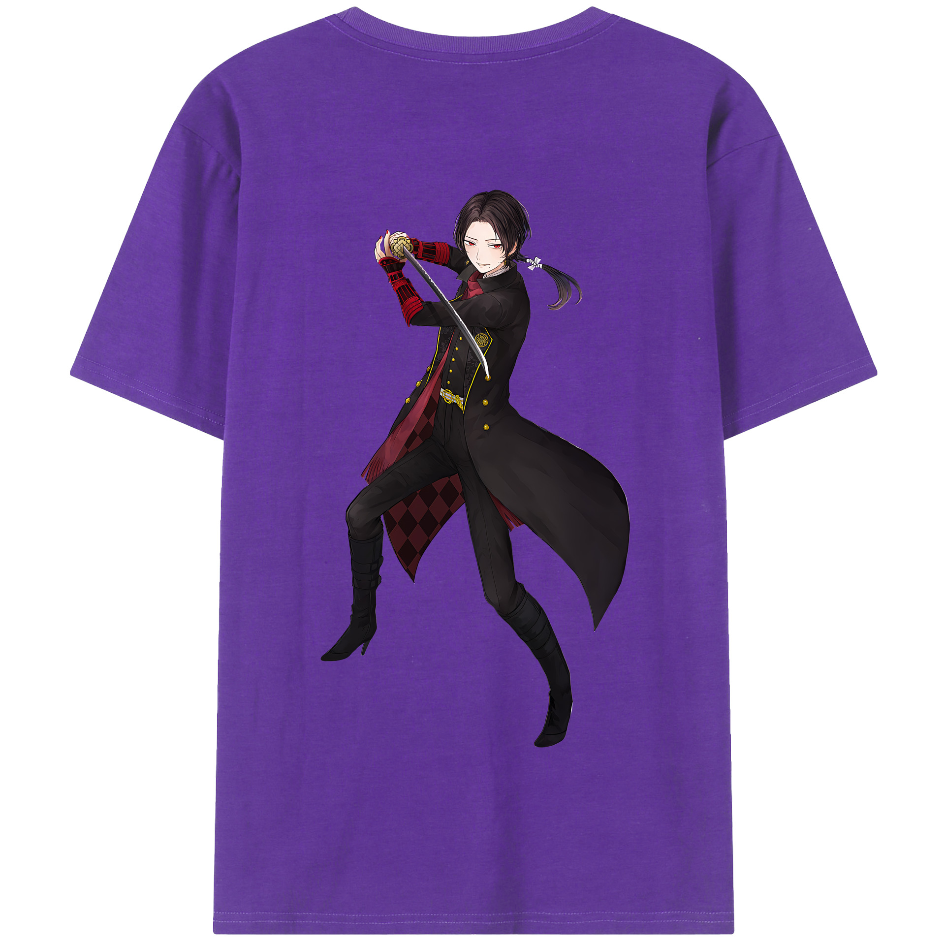 （画像用） 刀剣乱舞 Touken Ranbu 綿100％半袖Tシャツ（背面プリント）