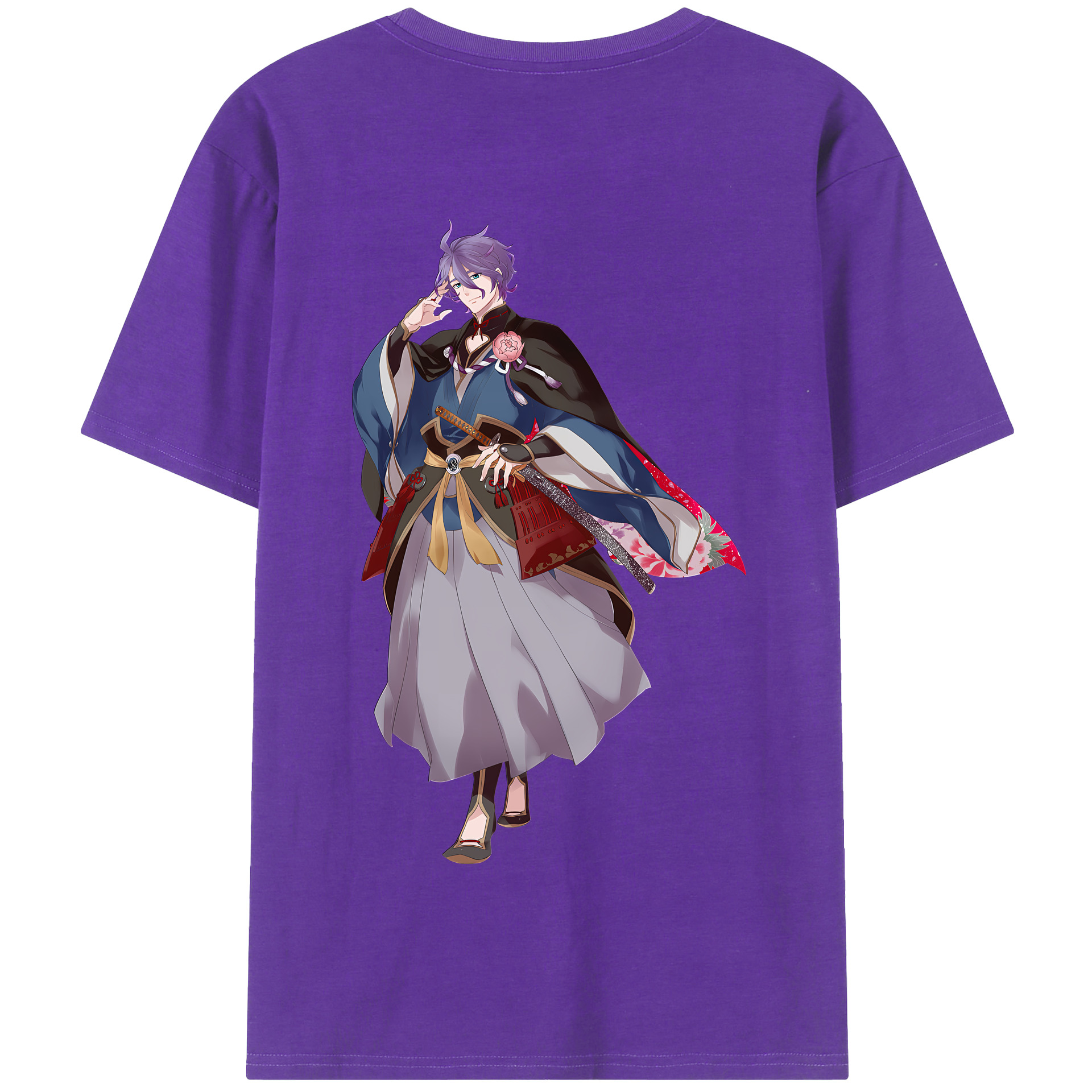 （画像用） 刀剣乱舞 Touken Ranbu 綿100％半袖Tシャツ（背面プリント）