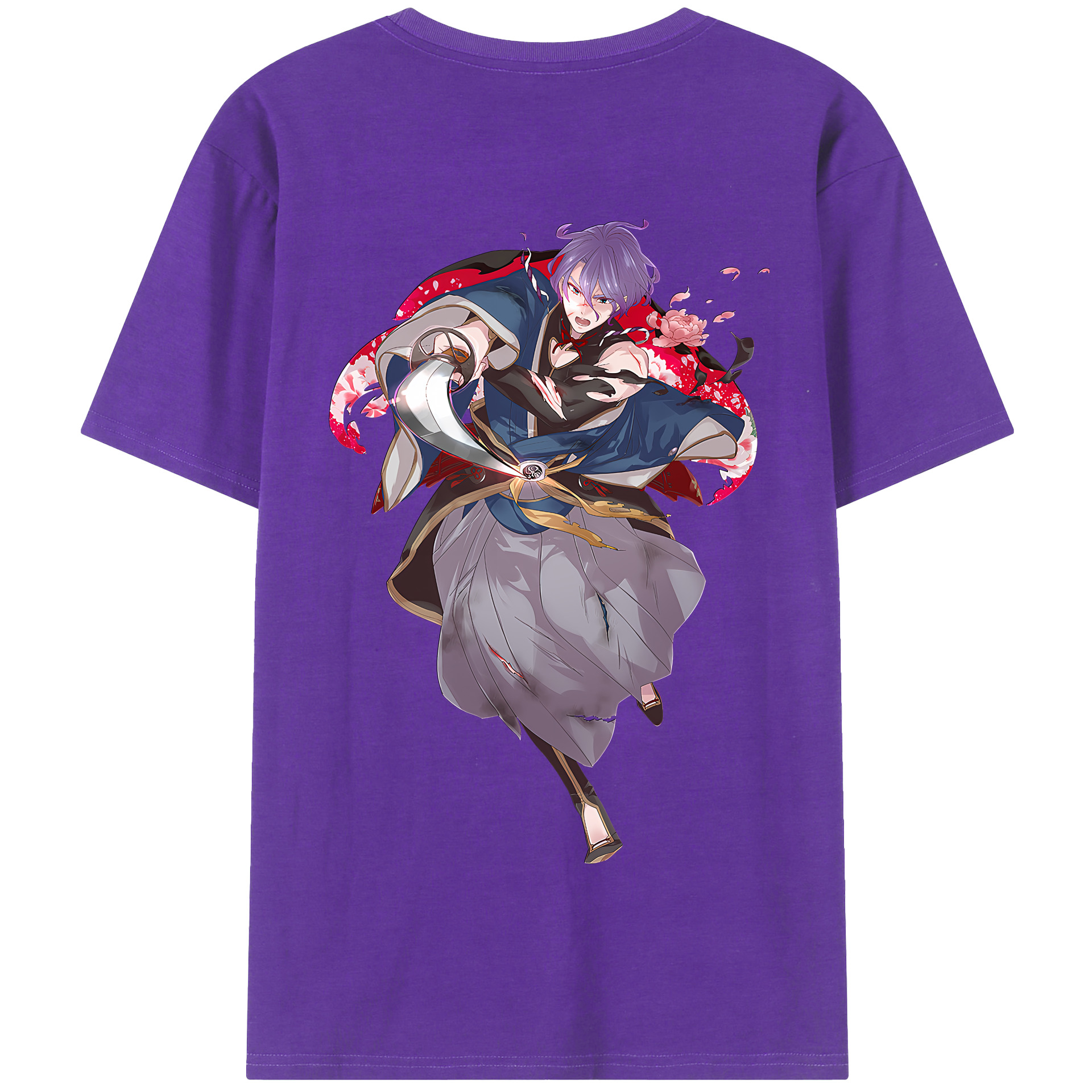 （画像用） 刀剣乱舞 Touken Ranbu 綿100％半袖Tシャツ（背面プリント）
