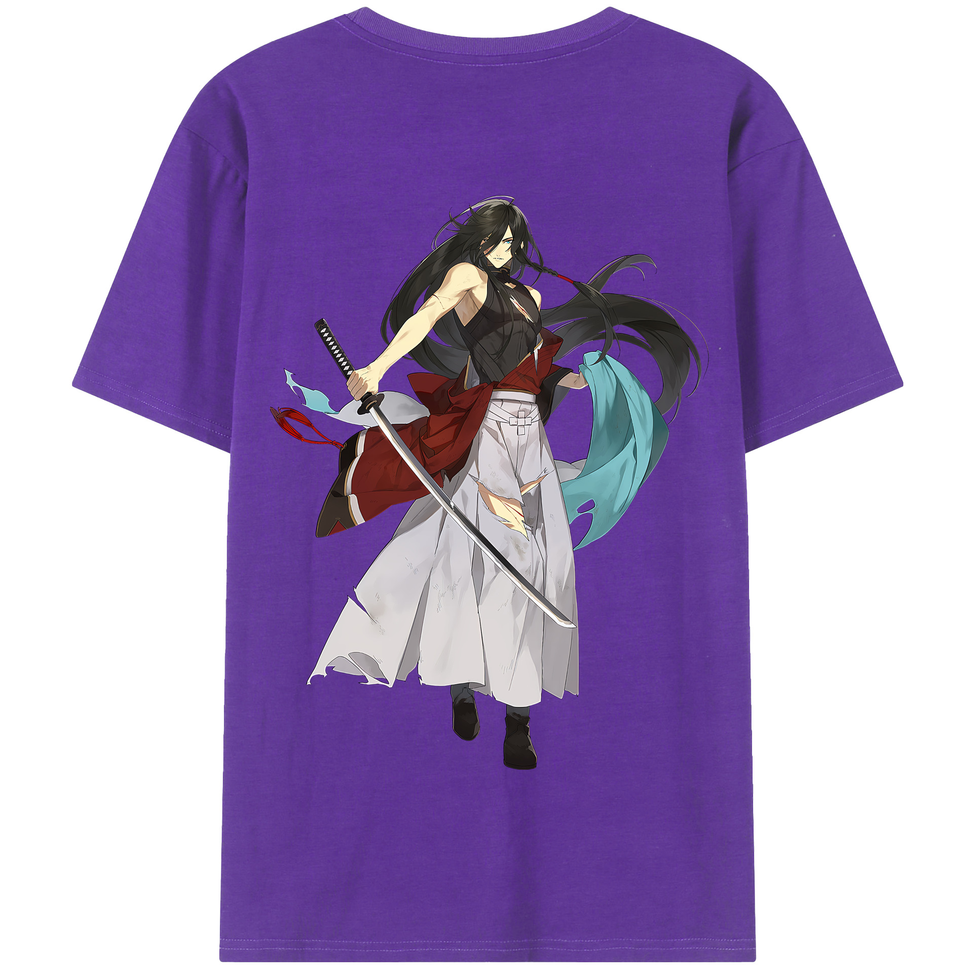 （画像用） 刀剣乱舞 Touken Ranbu 綿100％半袖Tシャツ（背面プリント）