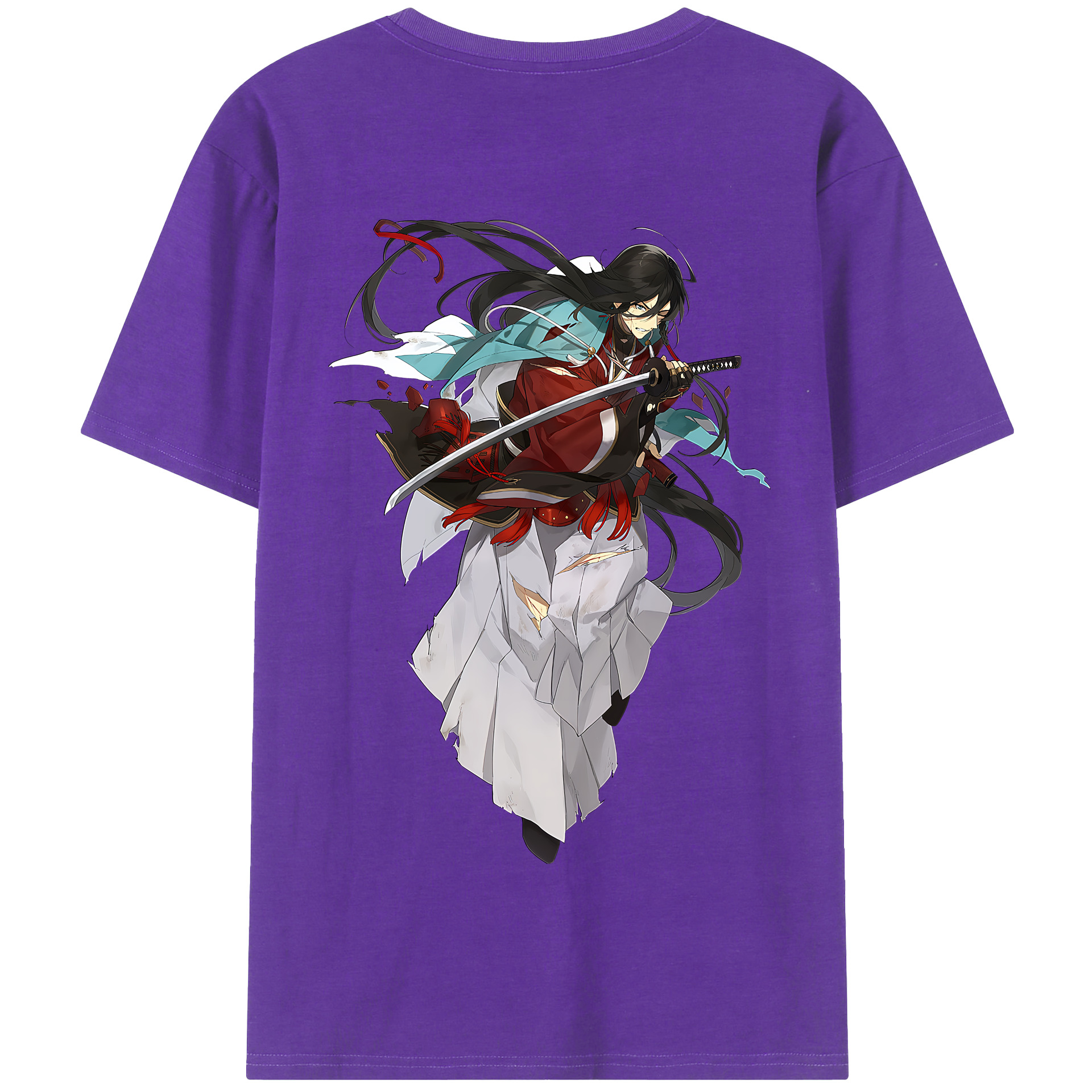 （画像用） 刀剣乱舞 Touken Ranbu 綿100％半袖Tシャツ（背面プリント）