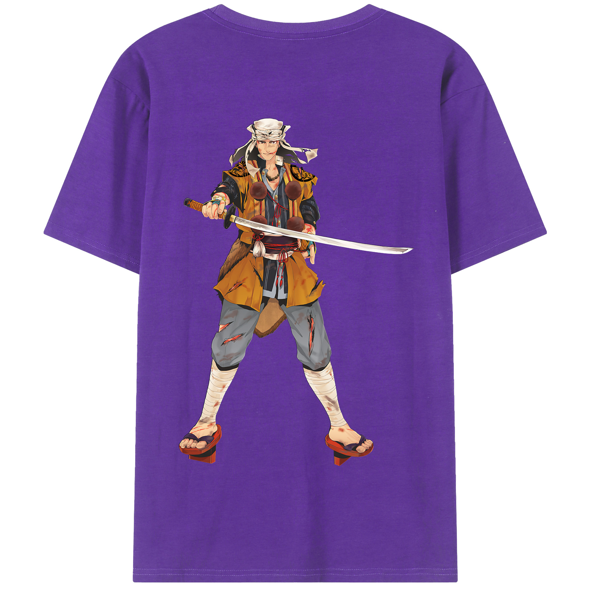 （画像用） 刀剣乱舞 Touken Ranbu 綿100％半袖Tシャツ（背面プリント）