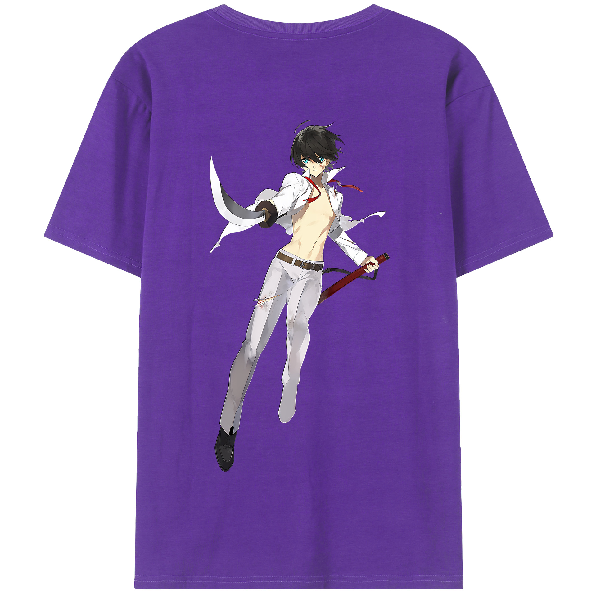 （画像用） 刀剣乱舞 Touken Ranbu 綿100％半袖Tシャツ（背面プリント）