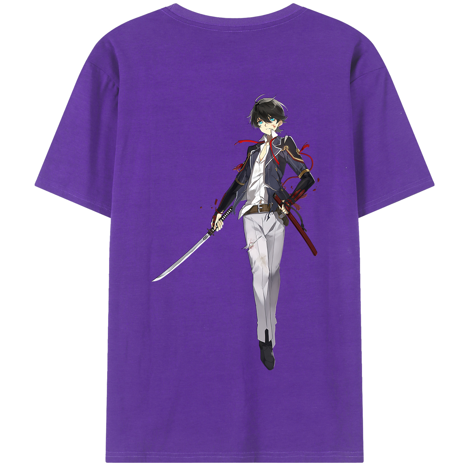 （画像用） 刀剣乱舞 Touken Ranbu 綿100％半袖Tシャツ（背面プリント）