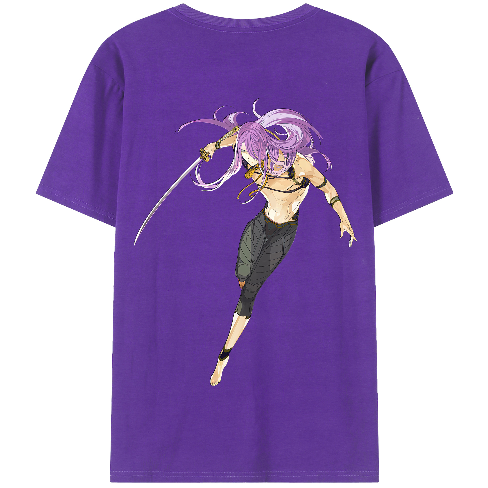 （画像用） 刀剣乱舞 Touken Ranbu 綿100％半袖Tシャツ（背面プリント）