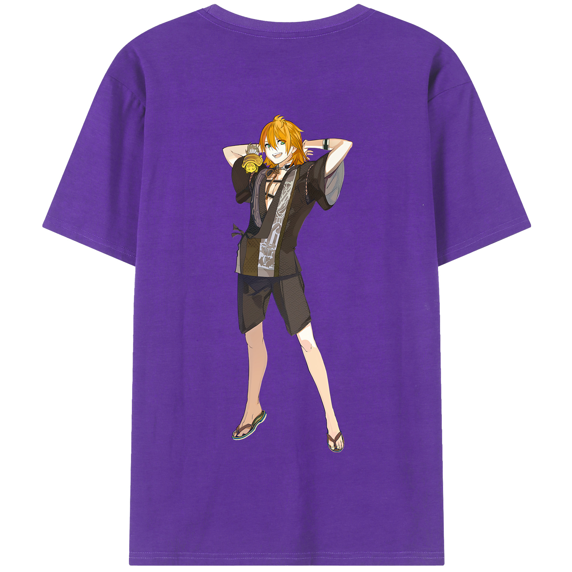（画像用） 刀剣乱舞 Touken Ranbu 綿100％半袖Tシャツ（背面プリント）