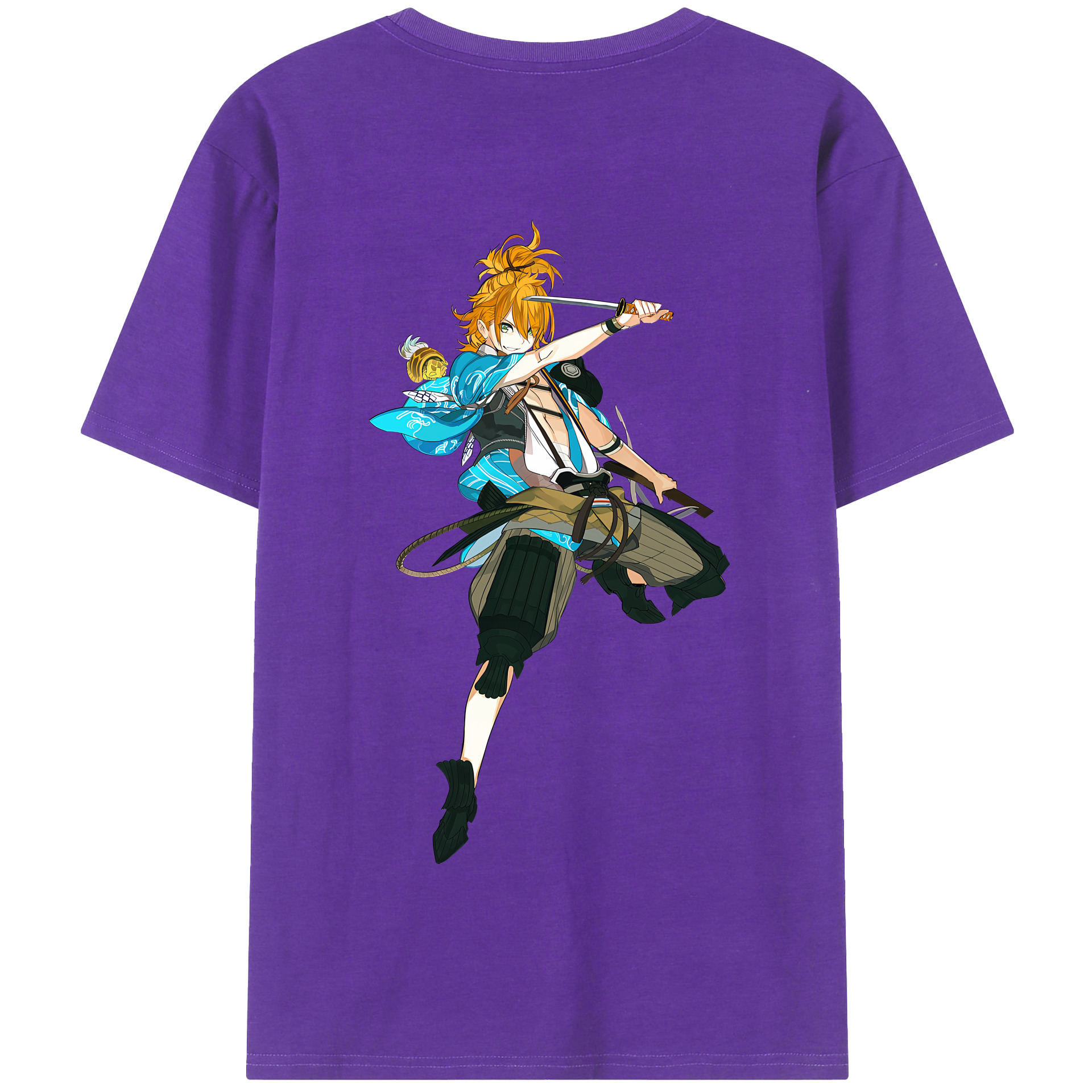（画像用） 刀剣乱舞 Touken Ranbu 綿100％半袖Tシャツ（背面プリント）