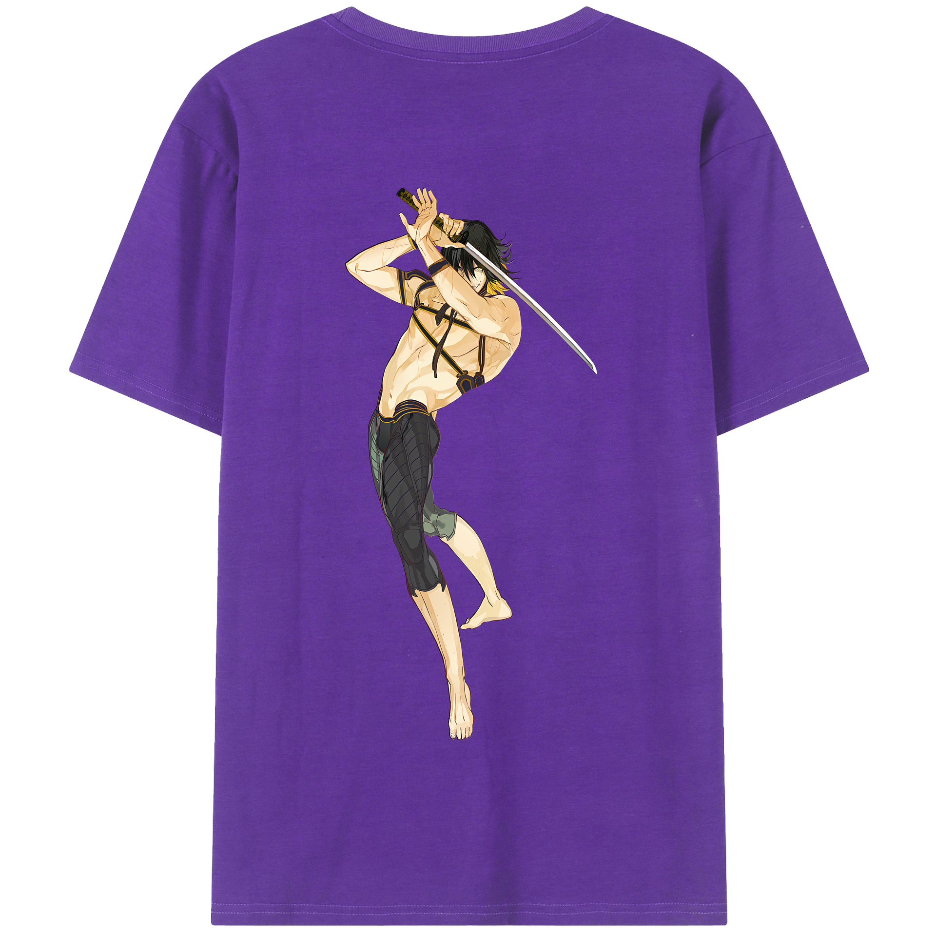 （画像用） 刀剣乱舞 Touken Ranbu 綿100％半袖Tシャツ（背面プリント）