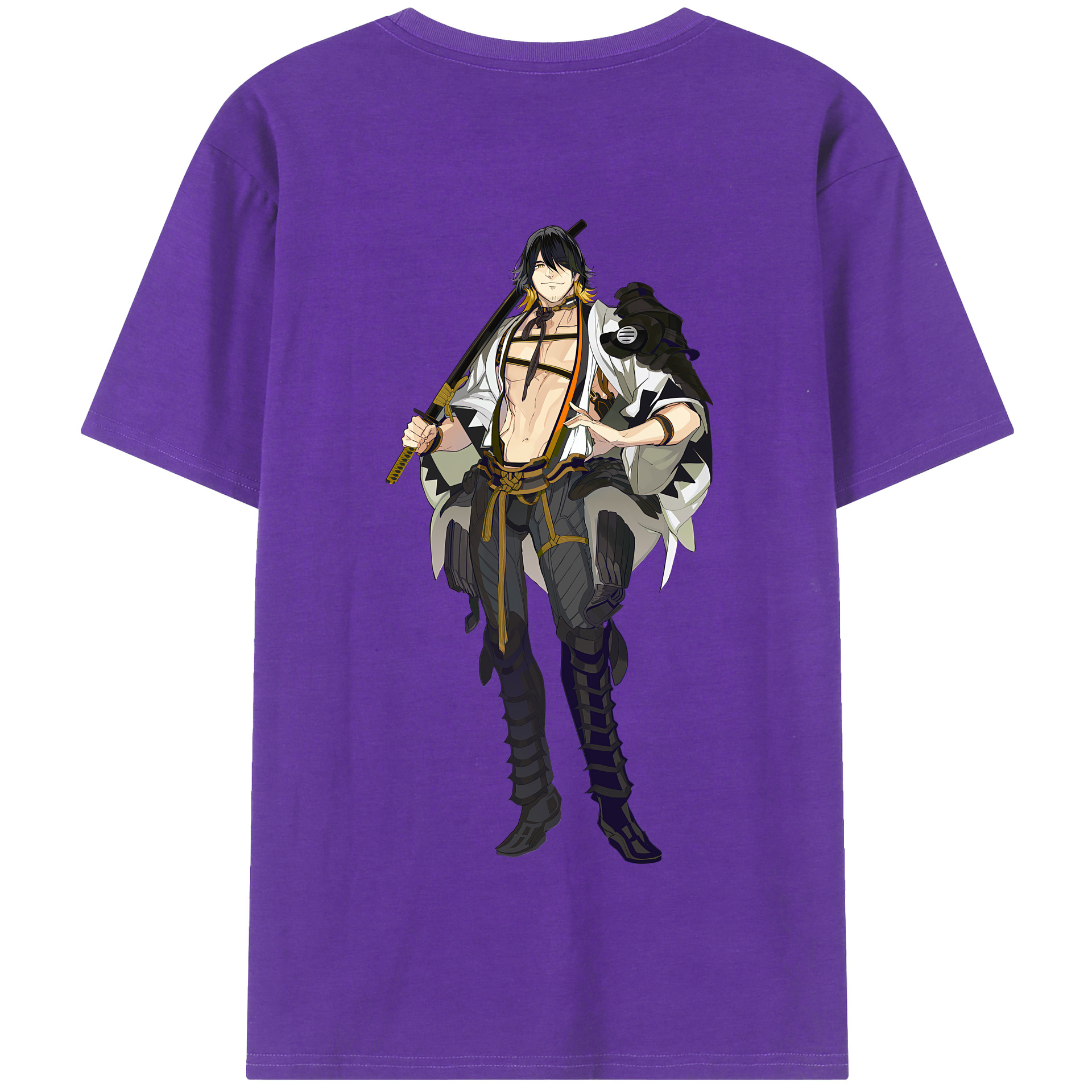 （画像用） 刀剣乱舞 Touken Ranbu 綿100％半袖Tシャツ（背面プリント）