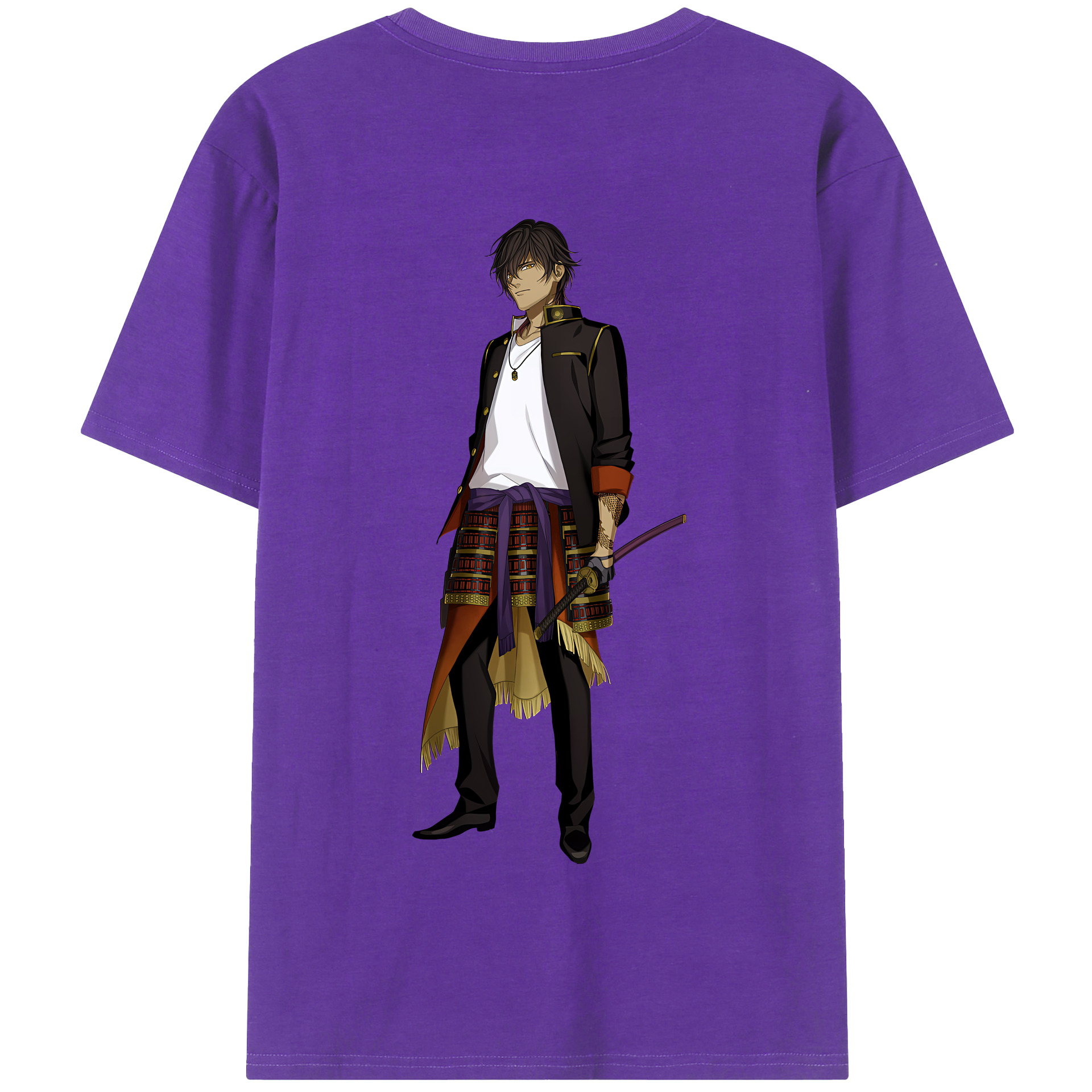 （画像用） 刀剣乱舞 Touken Ranbu 綿100％半袖Tシャツ（背面プリント）