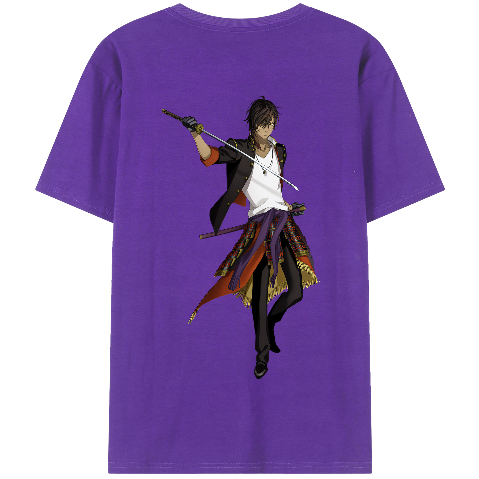 （画像用） 刀剣乱舞 Touken Ranbu 綿100％半袖Tシャツ（背面プリント）