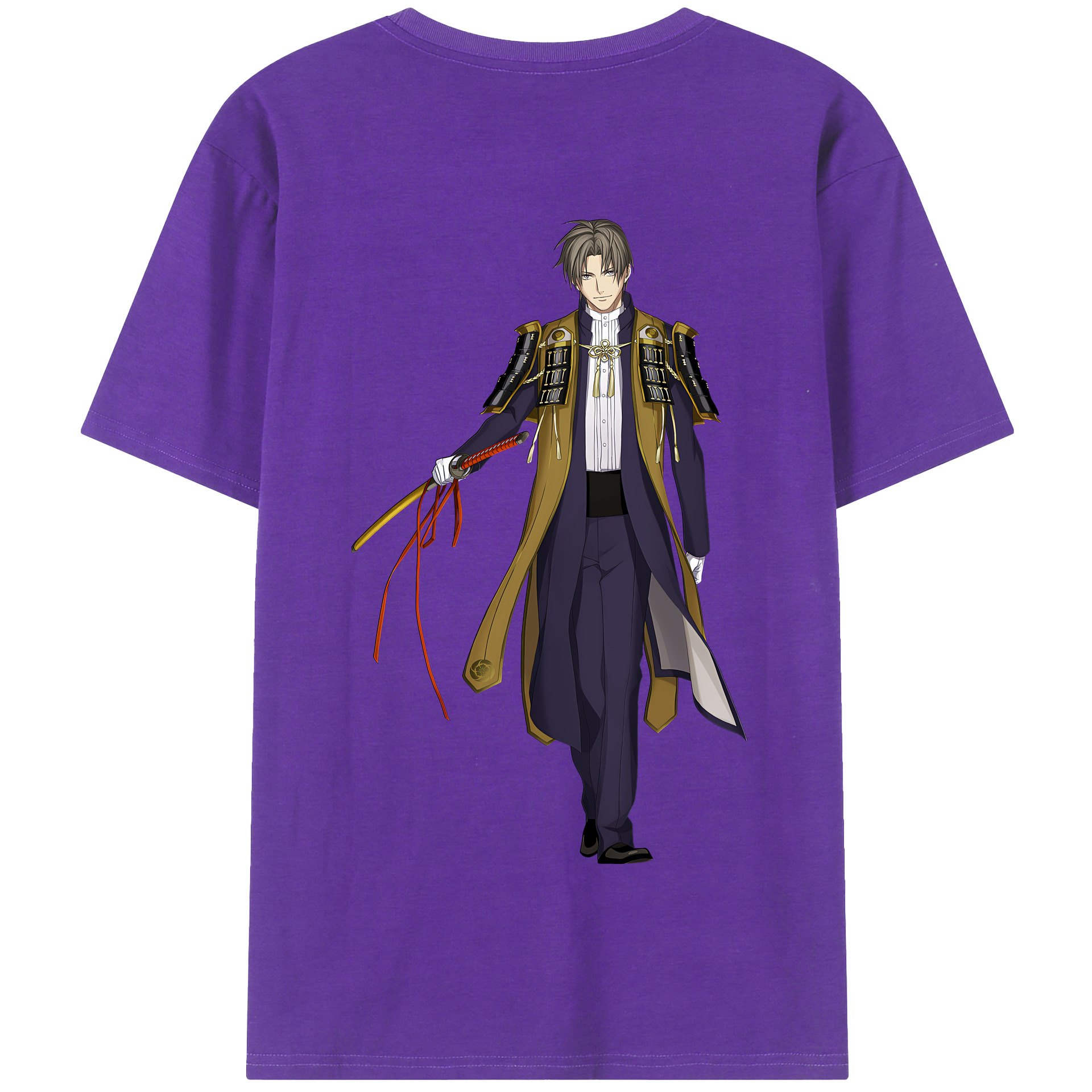 （画像用） 刀剣乱舞 Touken Ranbu 綿100％半袖Tシャツ（背面プリント）