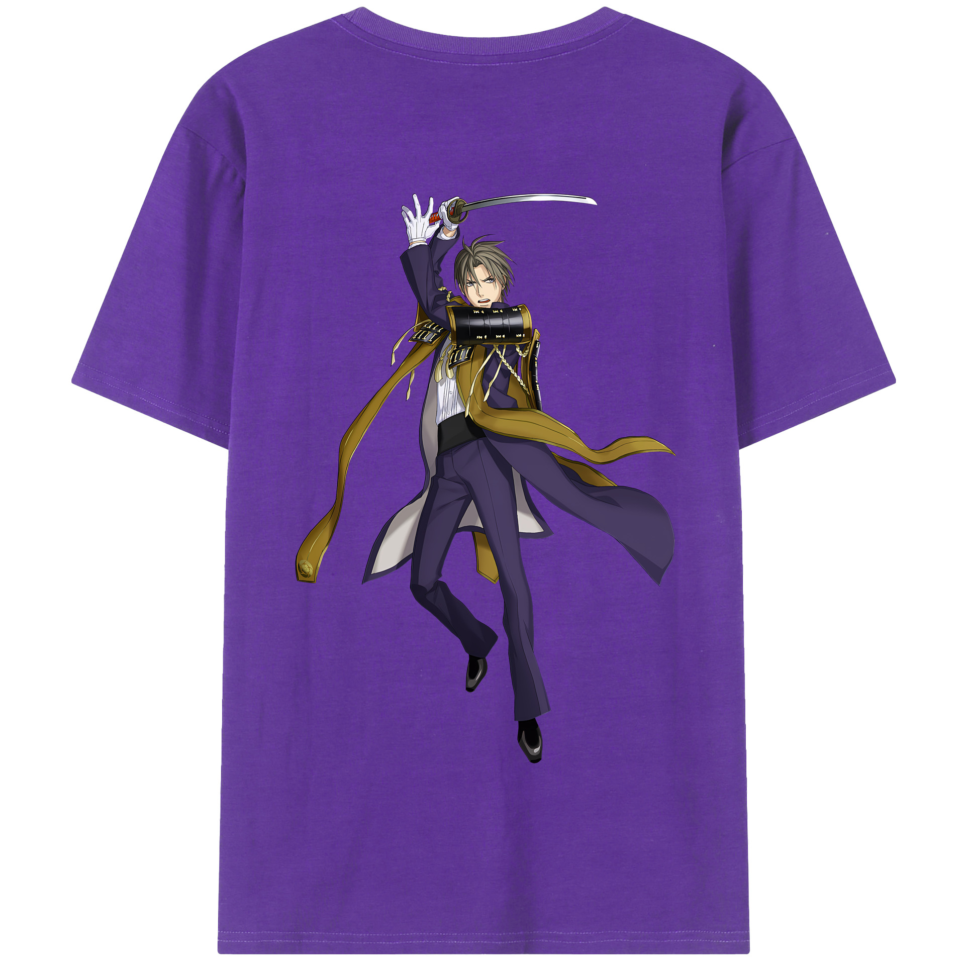 （画像用） 刀剣乱舞 Touken Ranbu 綿100％半袖Tシャツ（背面プリント）