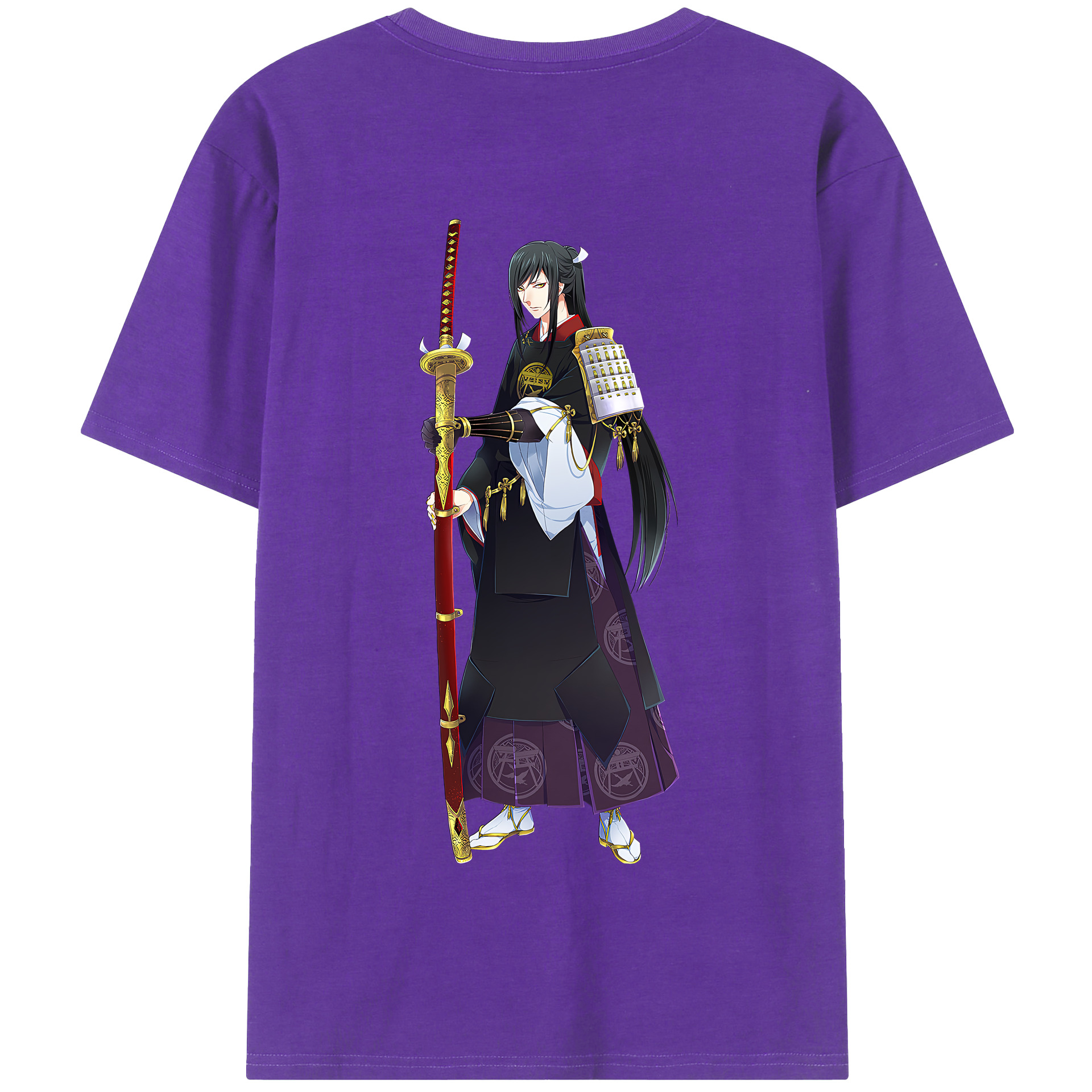 （画像用） 刀剣乱舞 Touken Ranbu 綿100％半袖Tシャツ（背面プリント）
