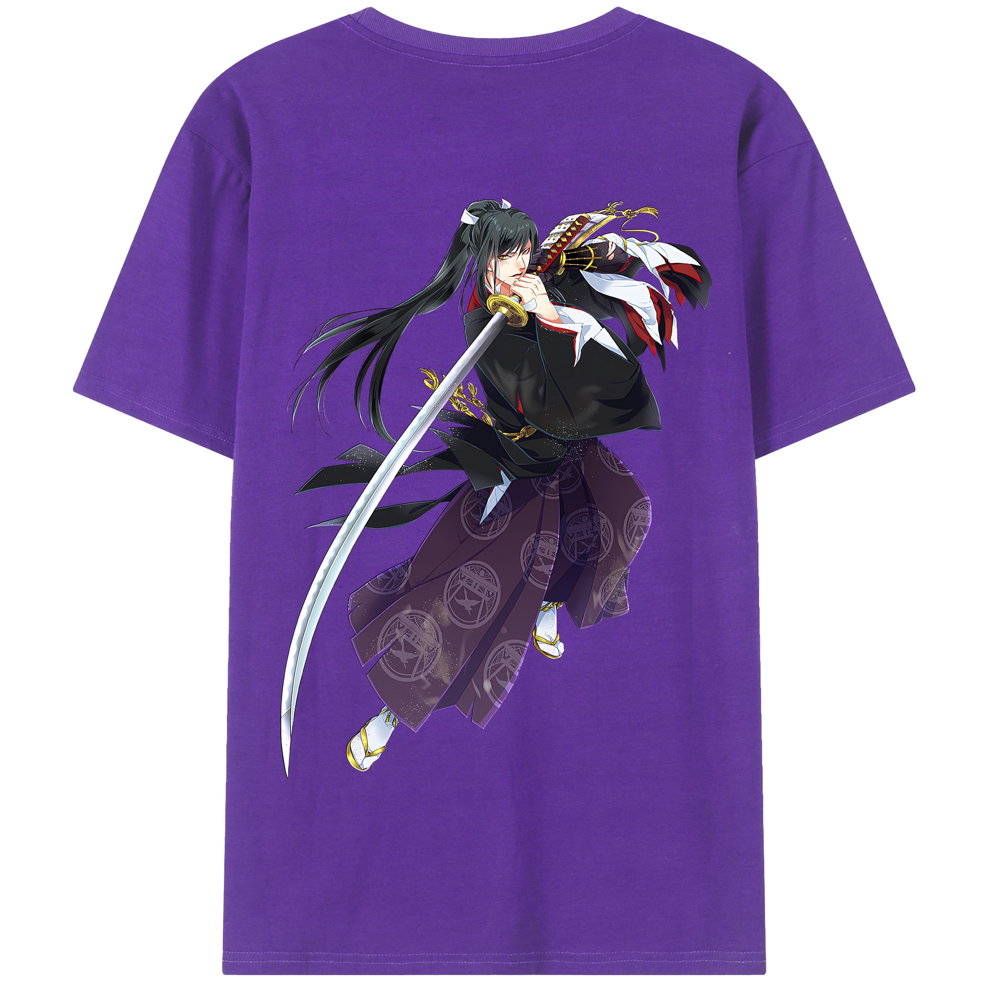（画像用） 刀剣乱舞 Touken Ranbu 綿100％半袖Tシャツ（背面プリント）