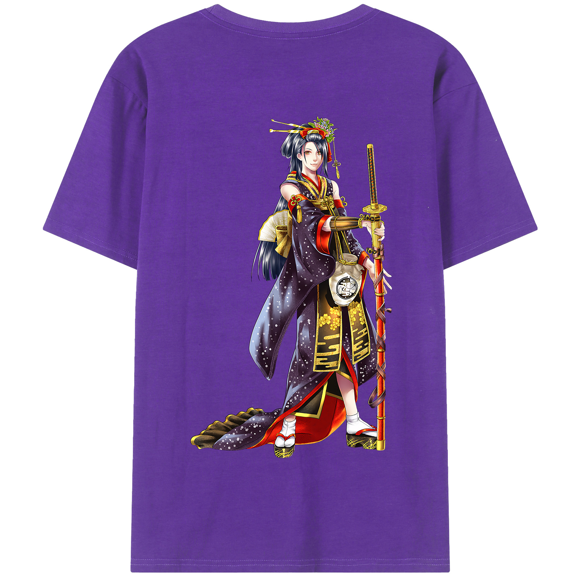 （画像用） 刀剣乱舞 Touken Ranbu 綿100％半袖Tシャツ（背面プリント）