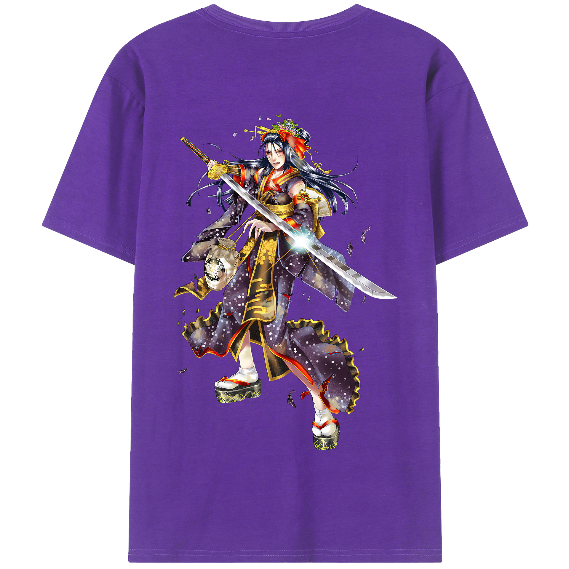 （画像用） 刀剣乱舞 Touken Ranbu 綿100％半袖Tシャツ（背面プリント）
