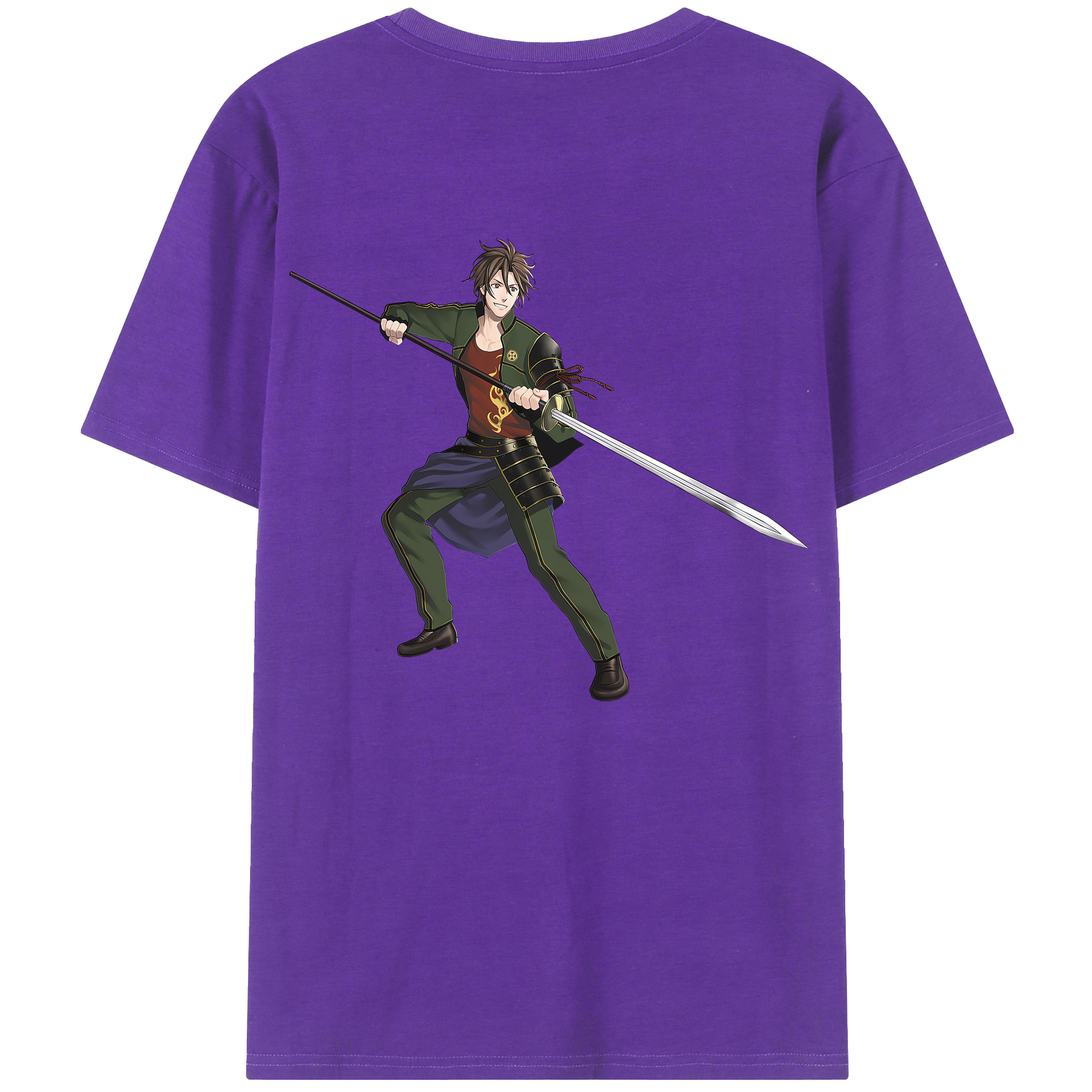 （画像用） 刀剣乱舞 Touken Ranbu 綿100％半袖Tシャツ（背面プリント）