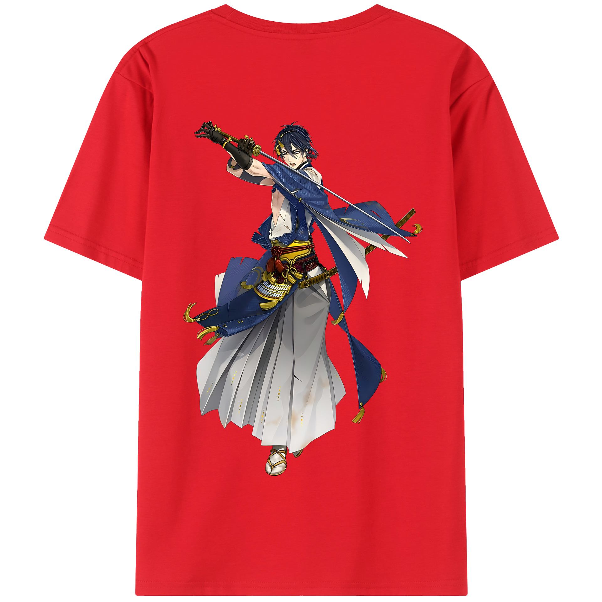 （画像用） 刀剣乱舞 Touken Ranbu 綿100％半袖Tシャツ（背面プリント）