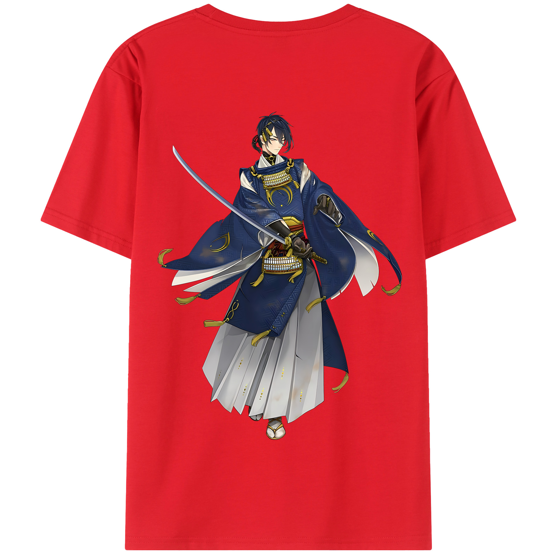 （画像用） 刀剣乱舞 Touken Ranbu 綿100％半袖Tシャツ（背面プリント）