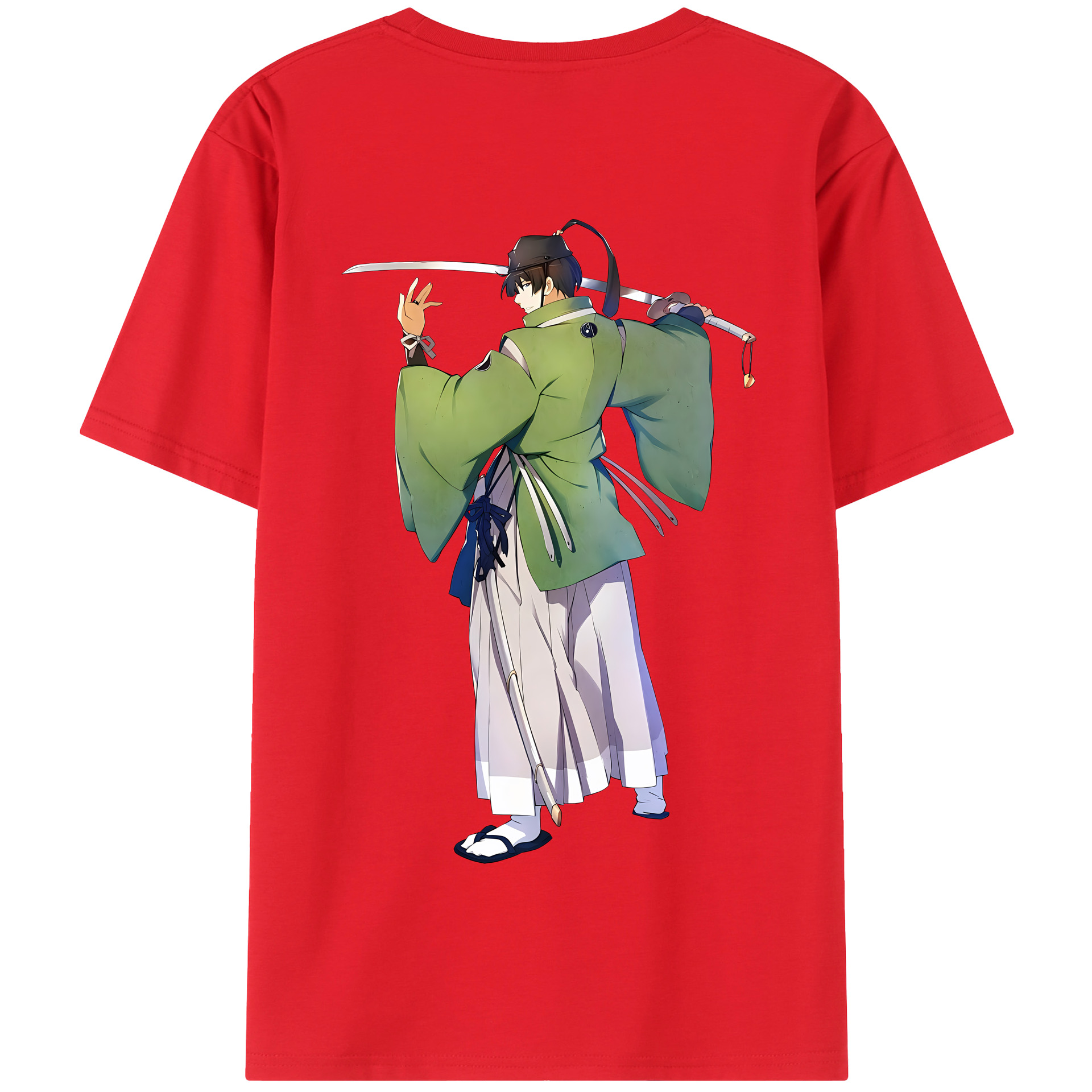 （画像用） 刀剣乱舞 Touken Ranbu 綿100％半袖Tシャツ（背面プリント）