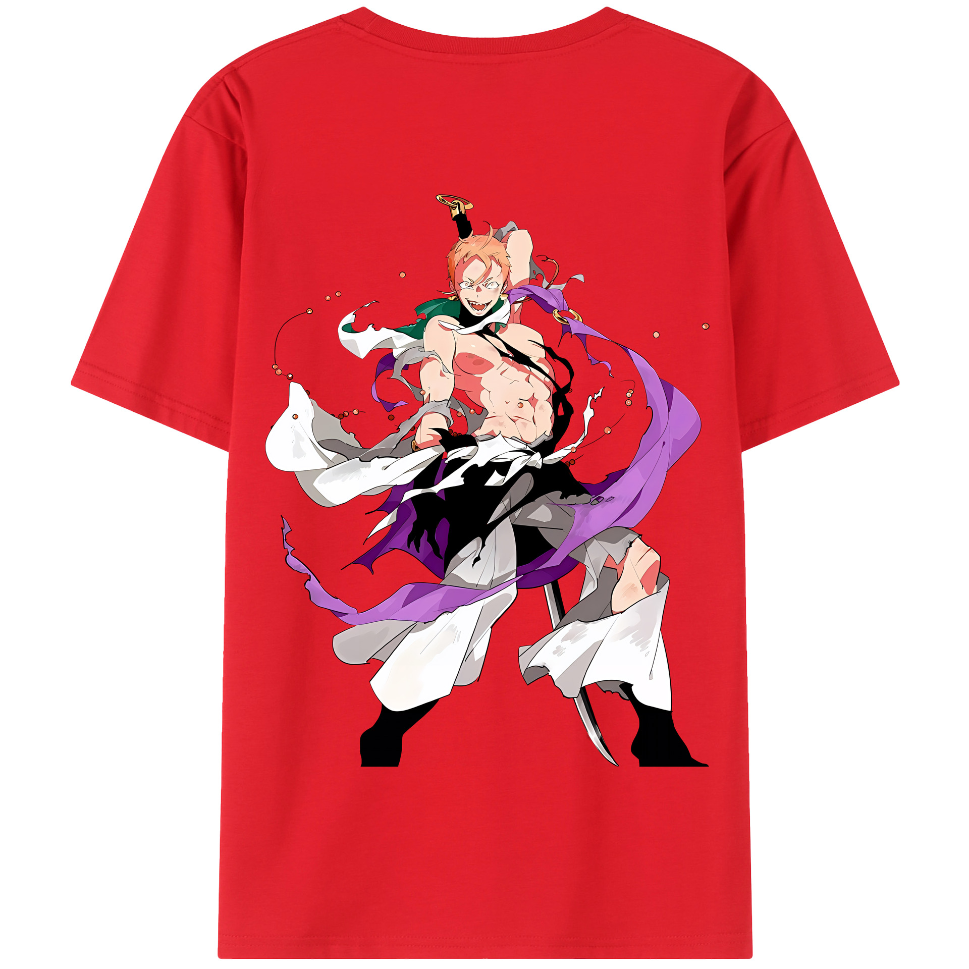 （画像用） 刀剣乱舞 Touken Ranbu 綿100％半袖Tシャツ（背面プリント）