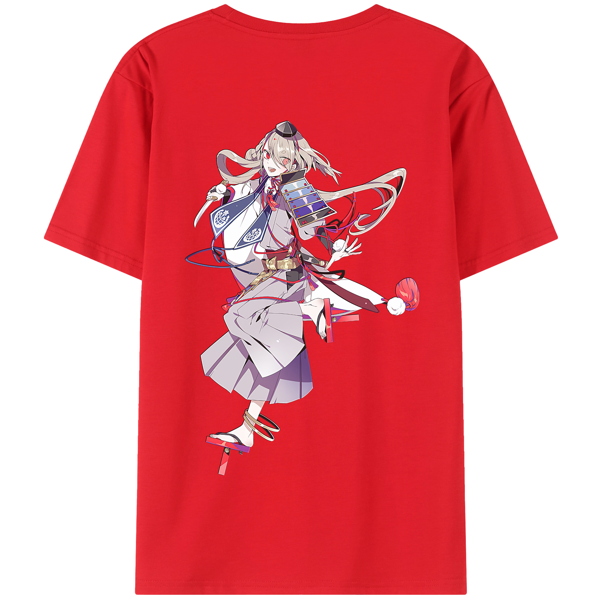 （画像用） 刀剣乱舞 Touken Ranbu 綿100％半袖Tシャツ（背面プリント）