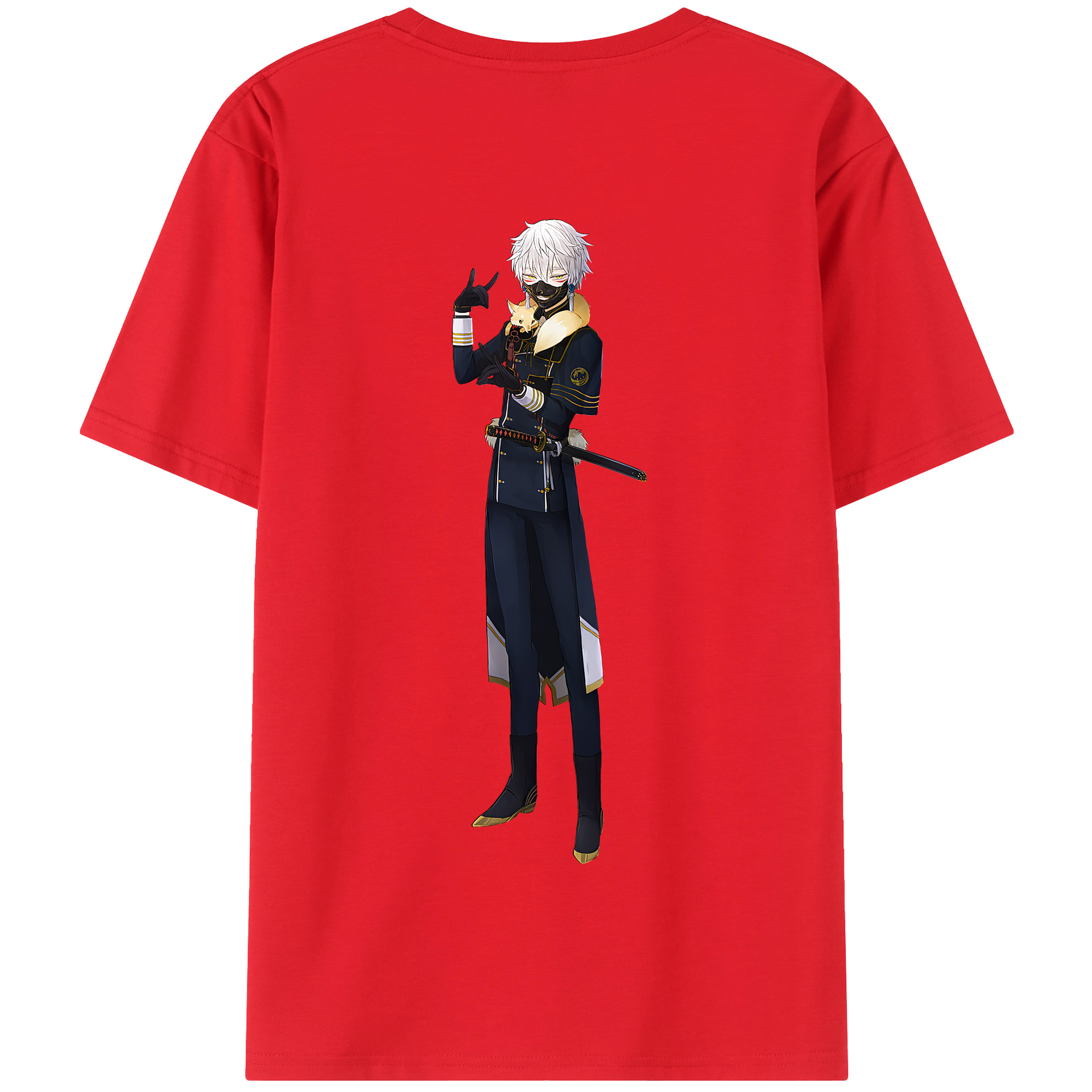 （画像用） 刀剣乱舞 Touken Ranbu 綿100％半袖Tシャツ（背面プリント）