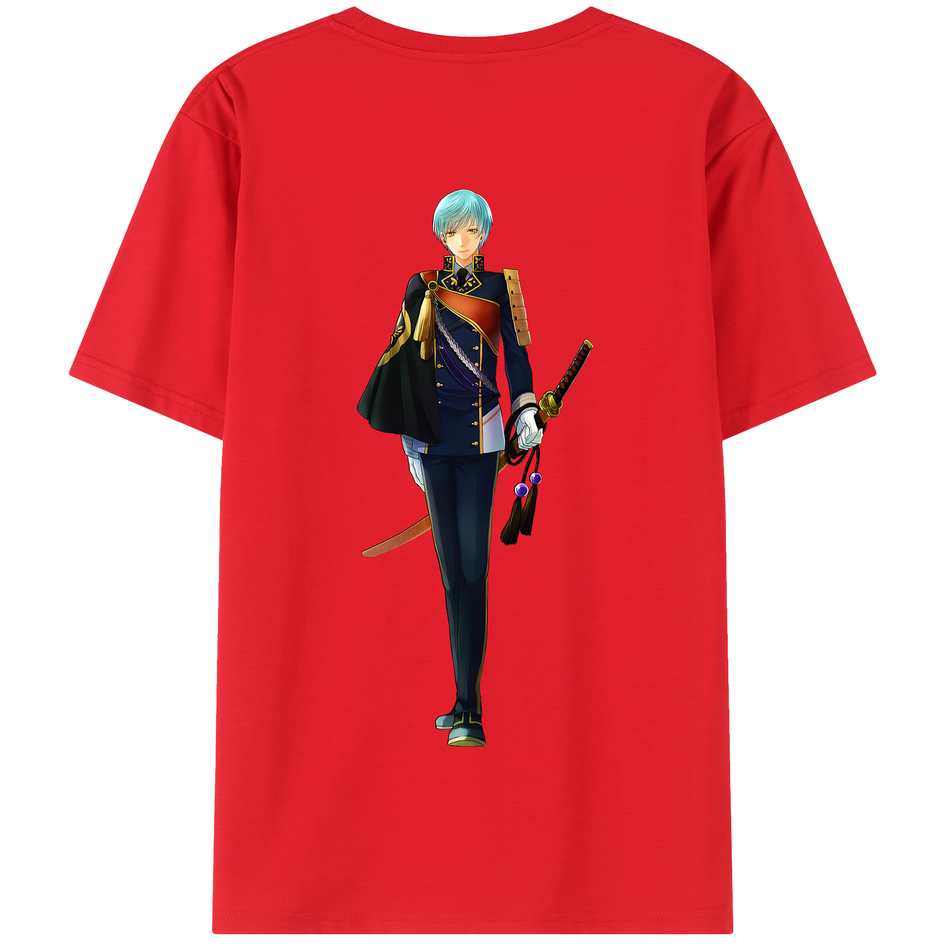 （画像用） 刀剣乱舞 Touken Ranbu 綿100％半袖Tシャツ（背面プリント）