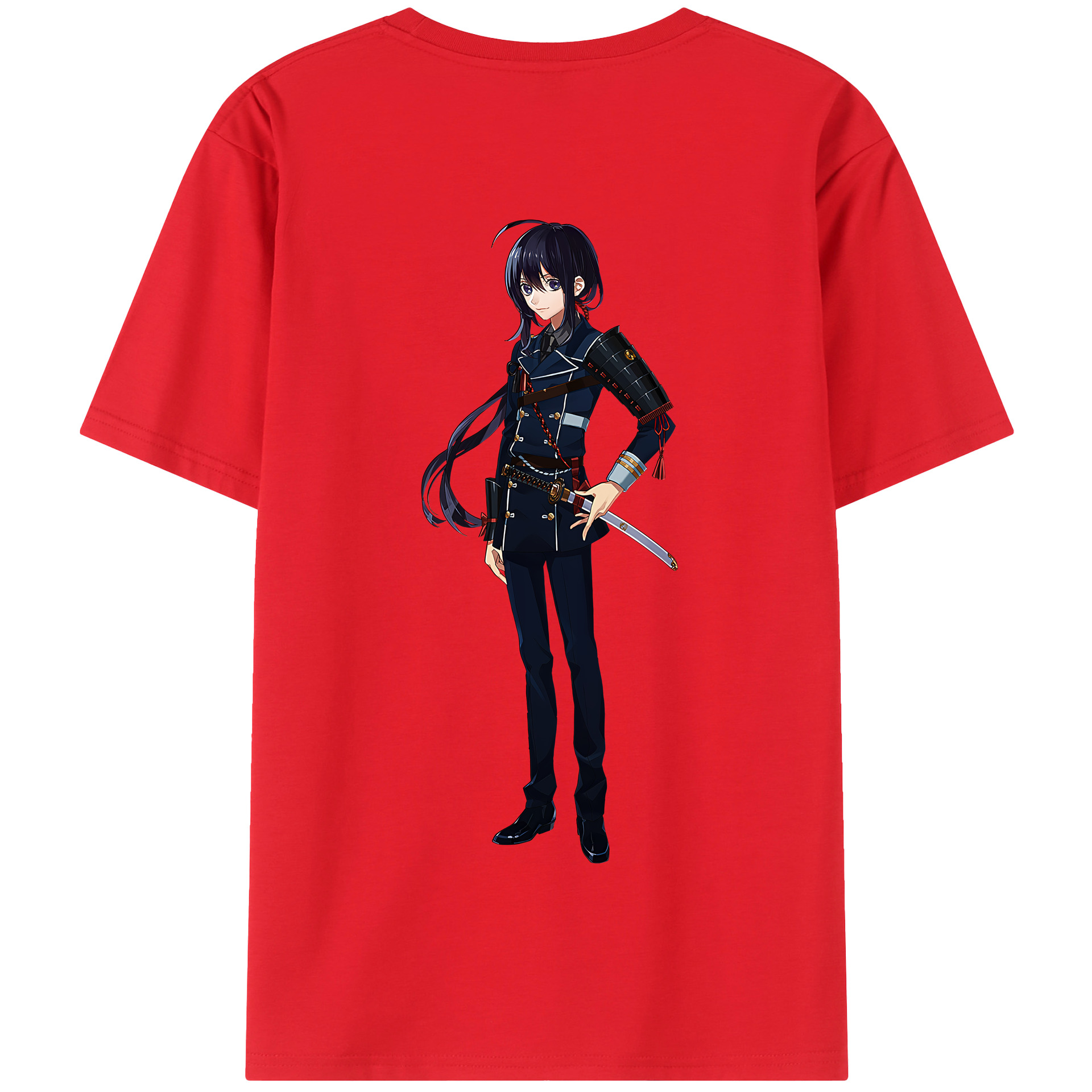 （画像用） 刀剣乱舞 Touken Ranbu 綿100％半袖Tシャツ（背面プリント）