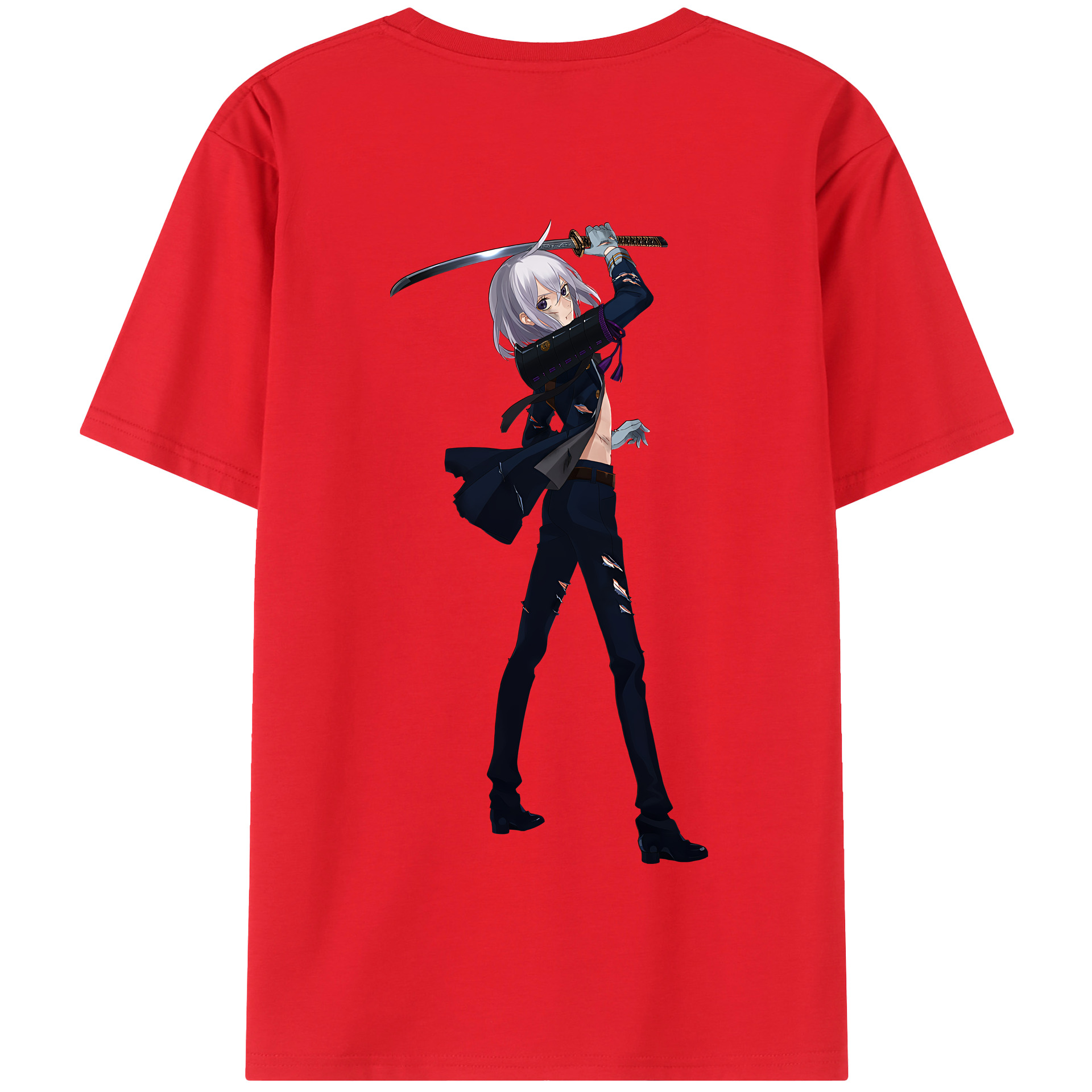 （画像用） 刀剣乱舞 Touken Ranbu 綿100％半袖Tシャツ（背面プリント）