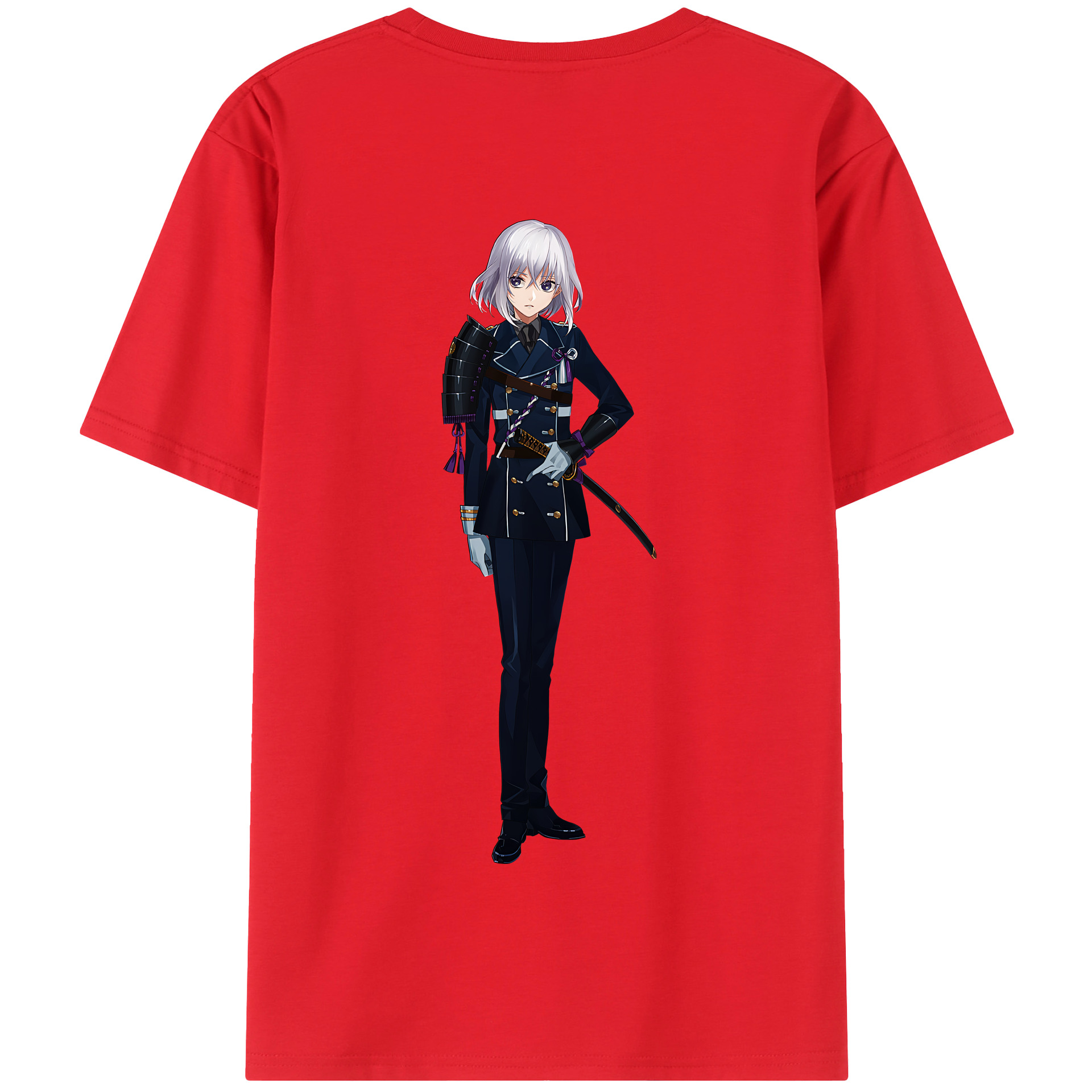 （画像用） 刀剣乱舞 Touken Ranbu 綿100％半袖Tシャツ（背面プリント）