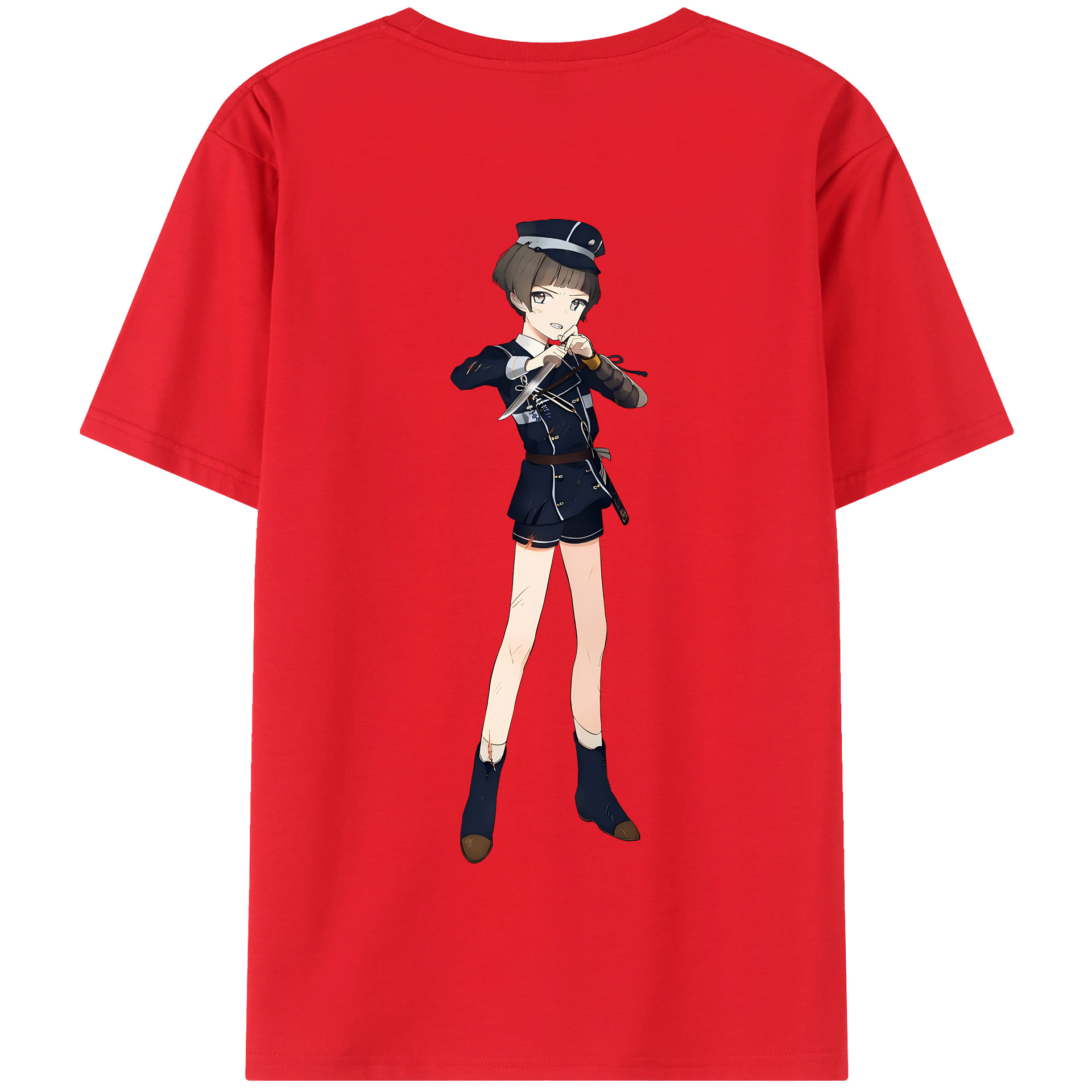 （画像用） 刀剣乱舞 Touken Ranbu 綿100％半袖Tシャツ（背面プリント）
