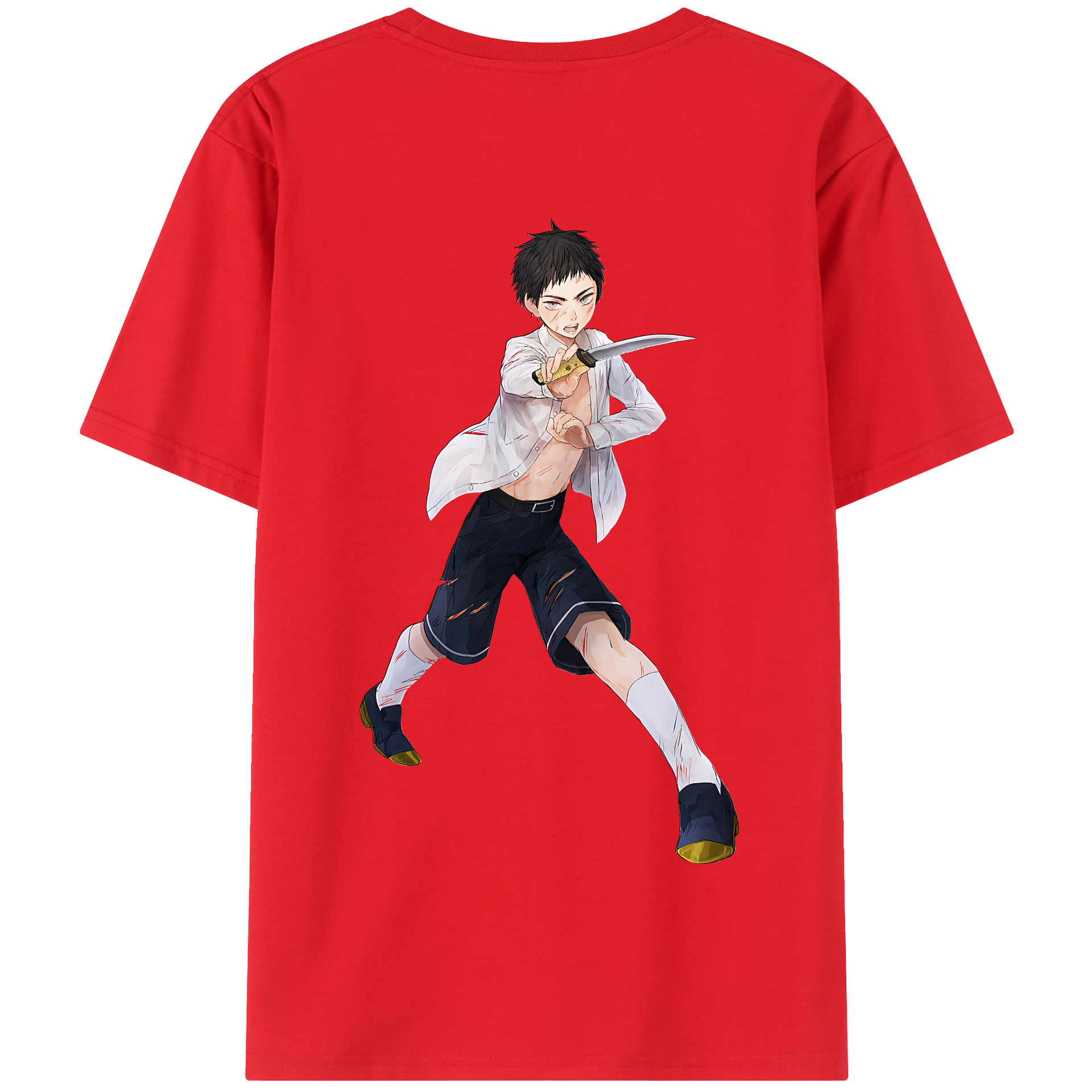 （画像用） 刀剣乱舞 Touken Ranbu 綿100％半袖Tシャツ（背面プリント）