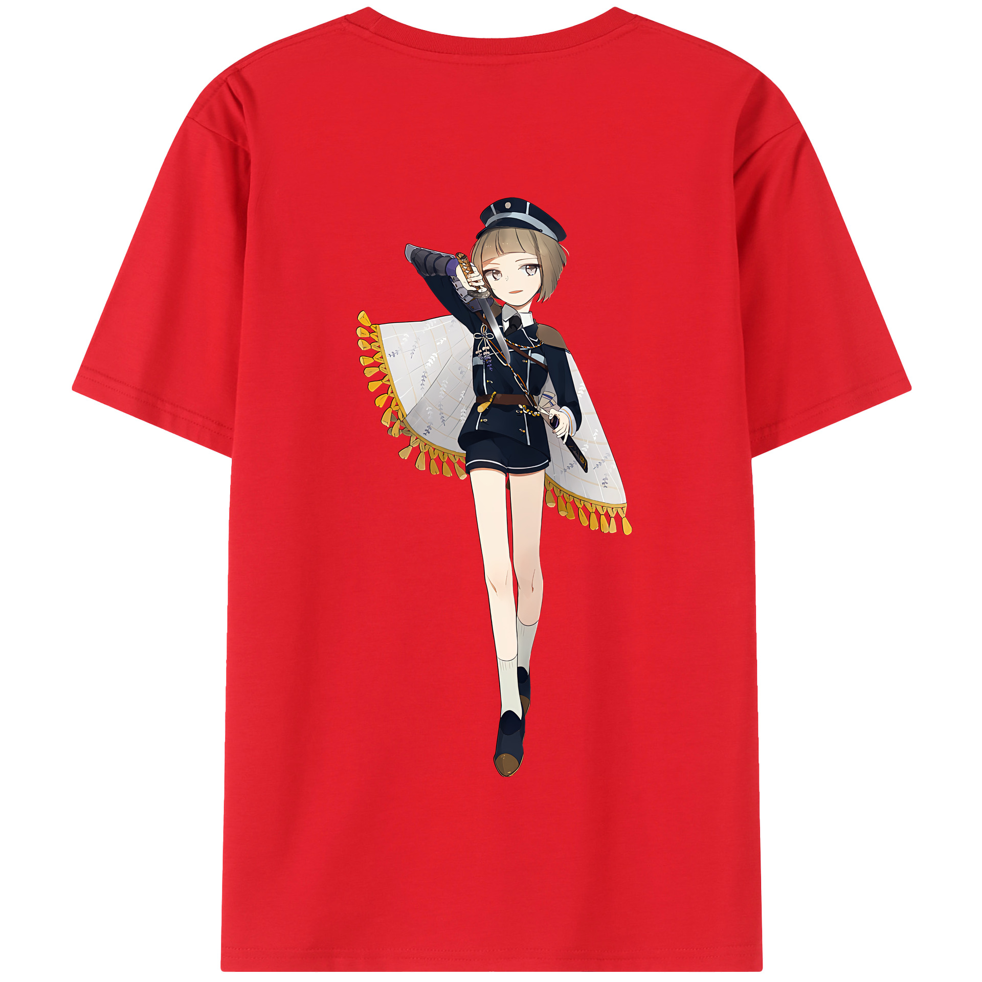 （画像用） 刀剣乱舞 Touken Ranbu 綿100％半袖Tシャツ（背面プリント）