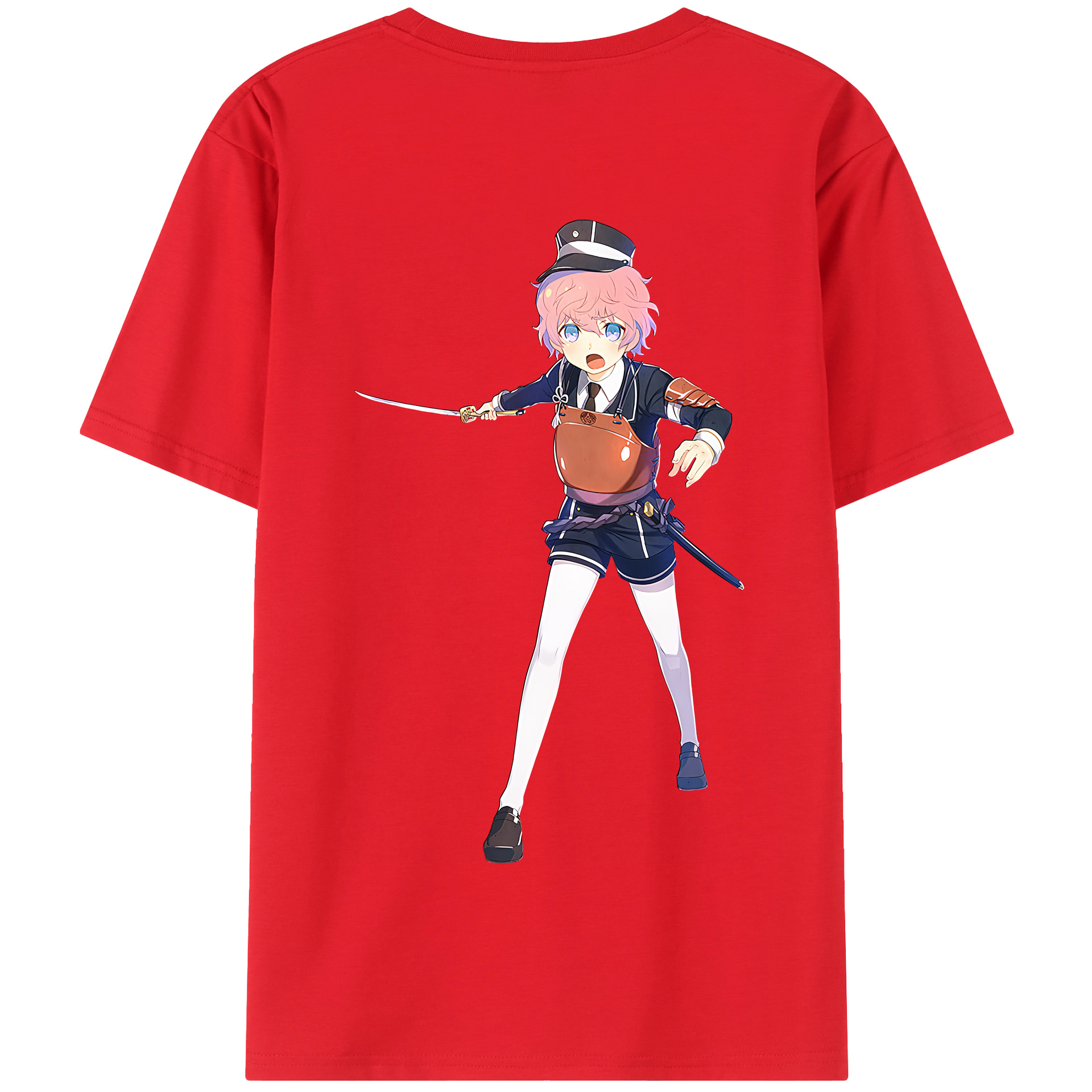 （画像用） 刀剣乱舞 Touken Ranbu 綿100％半袖Tシャツ（背面プリント）
