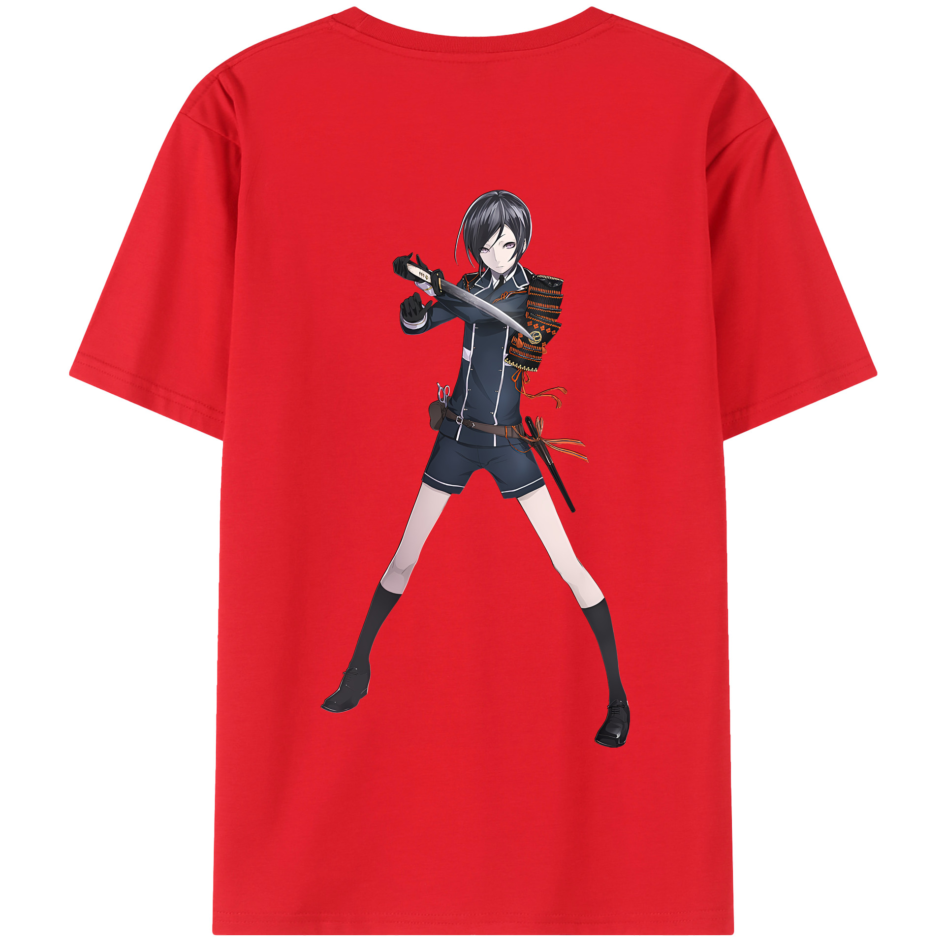（画像用） 刀剣乱舞 Touken Ranbu 綿100％半袖Tシャツ（背面プリント）