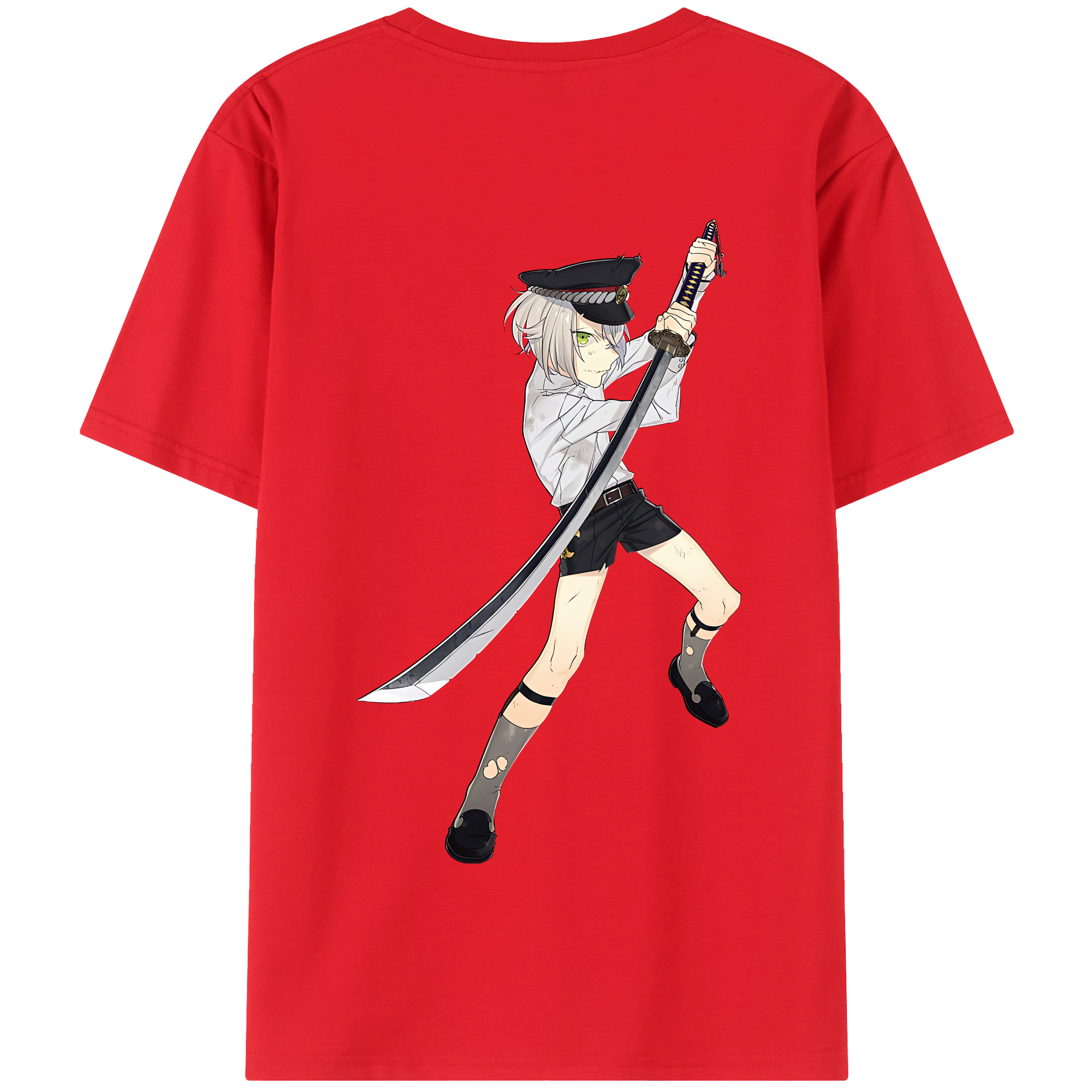 （画像用） 刀剣乱舞 Touken Ranbu 綿100％半袖Tシャツ（背面プリント）